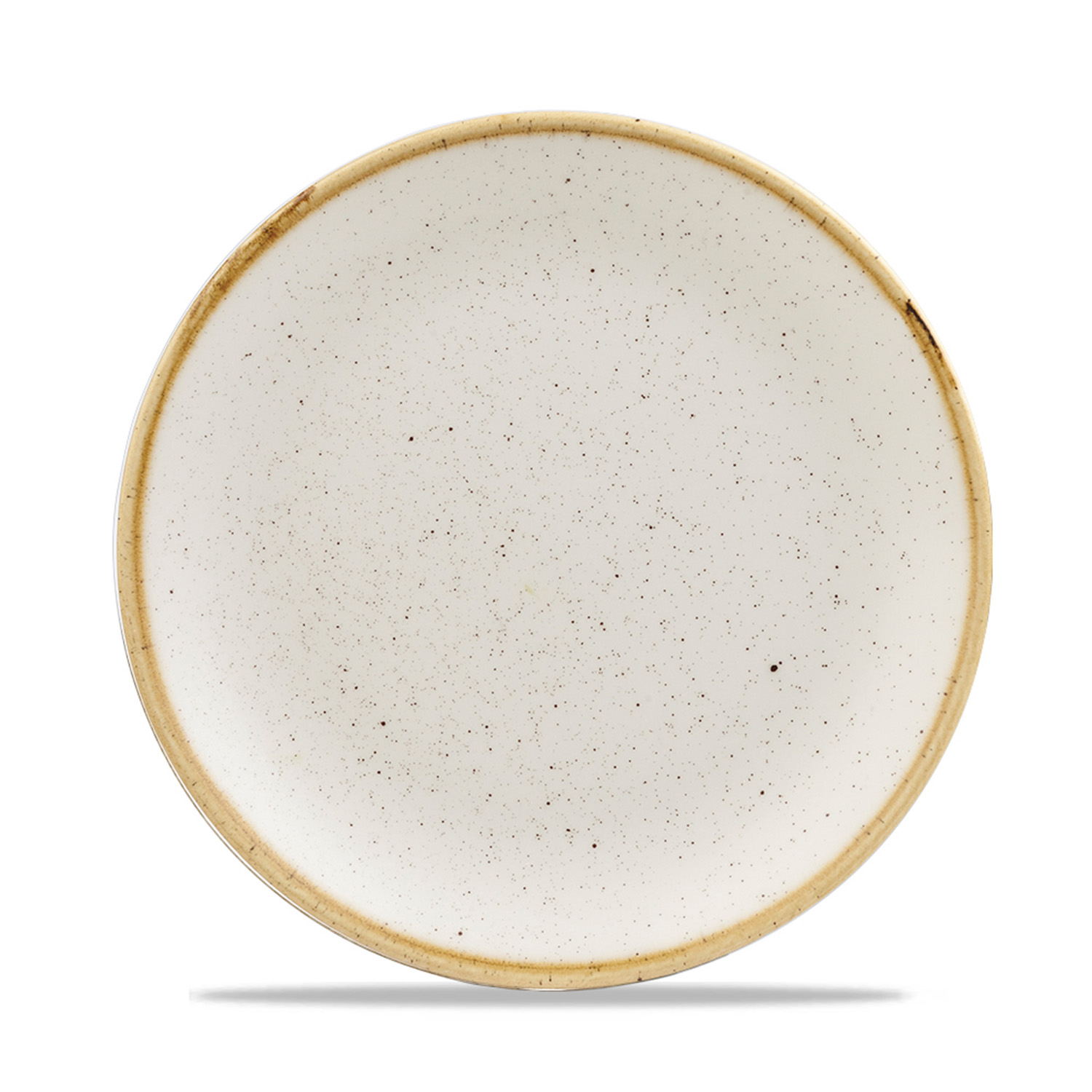 Coup Teller flach 21,7 cm, Stonecast Barley White