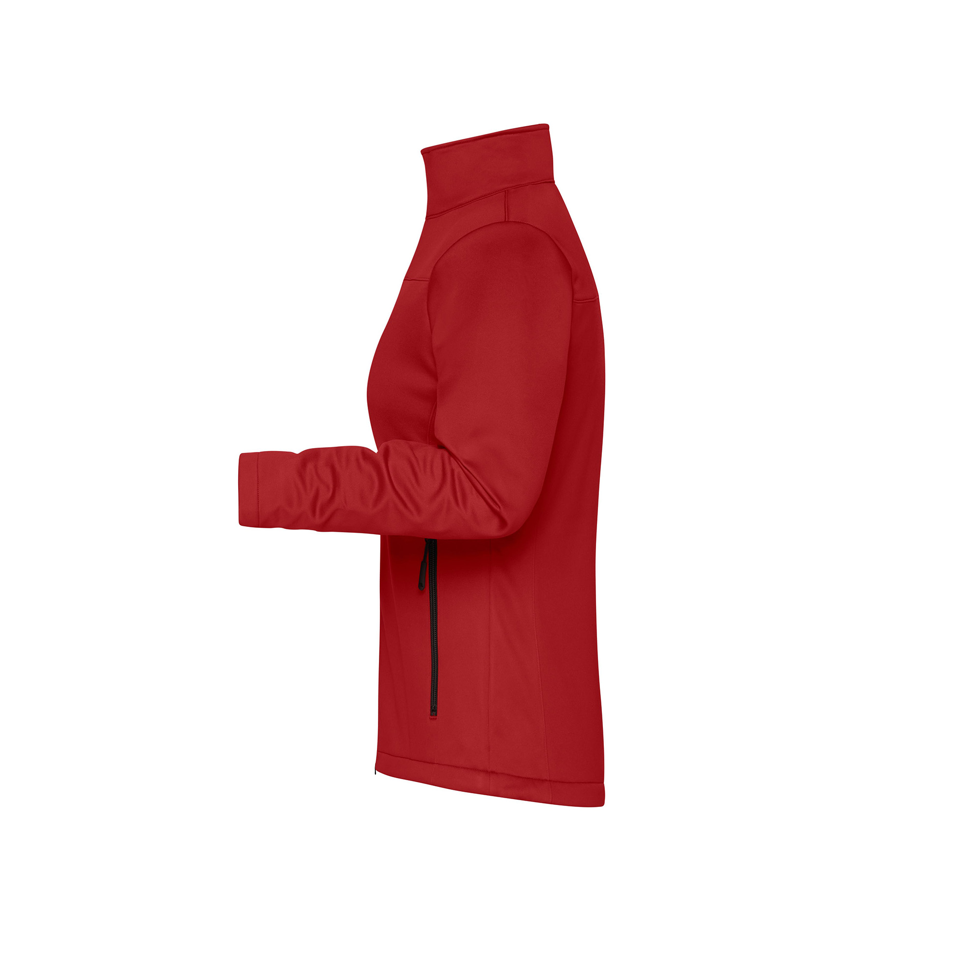 Damen-Softshelljacke aus recyceltem Polyester, rot