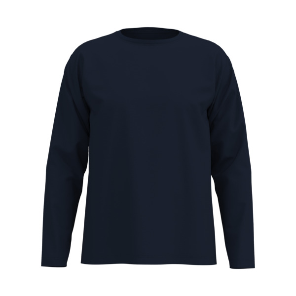Unisex-Longsleeve Concept, nachtblau