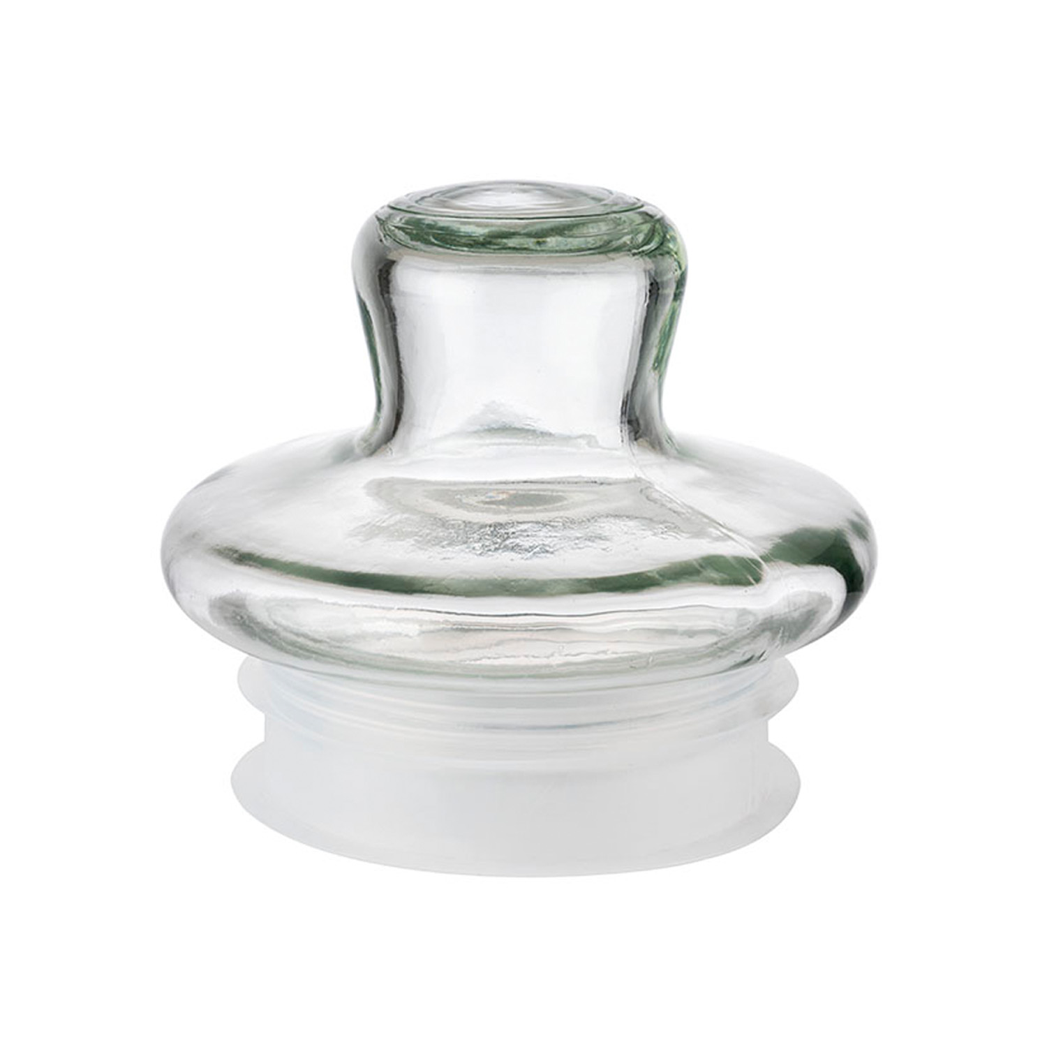 Deckel Ø 14 cm, H: 12 cm Glas, Dichtung aus Polyethylen