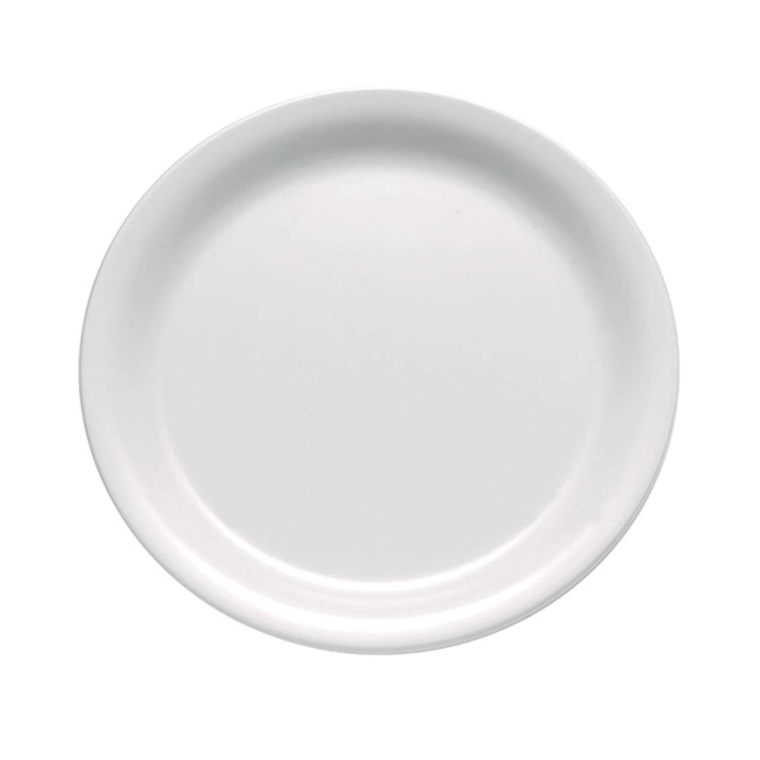 Teller, rund -CASUAL- Ø 22,5 cm, H: 2,5 cm Melamin, weiß 