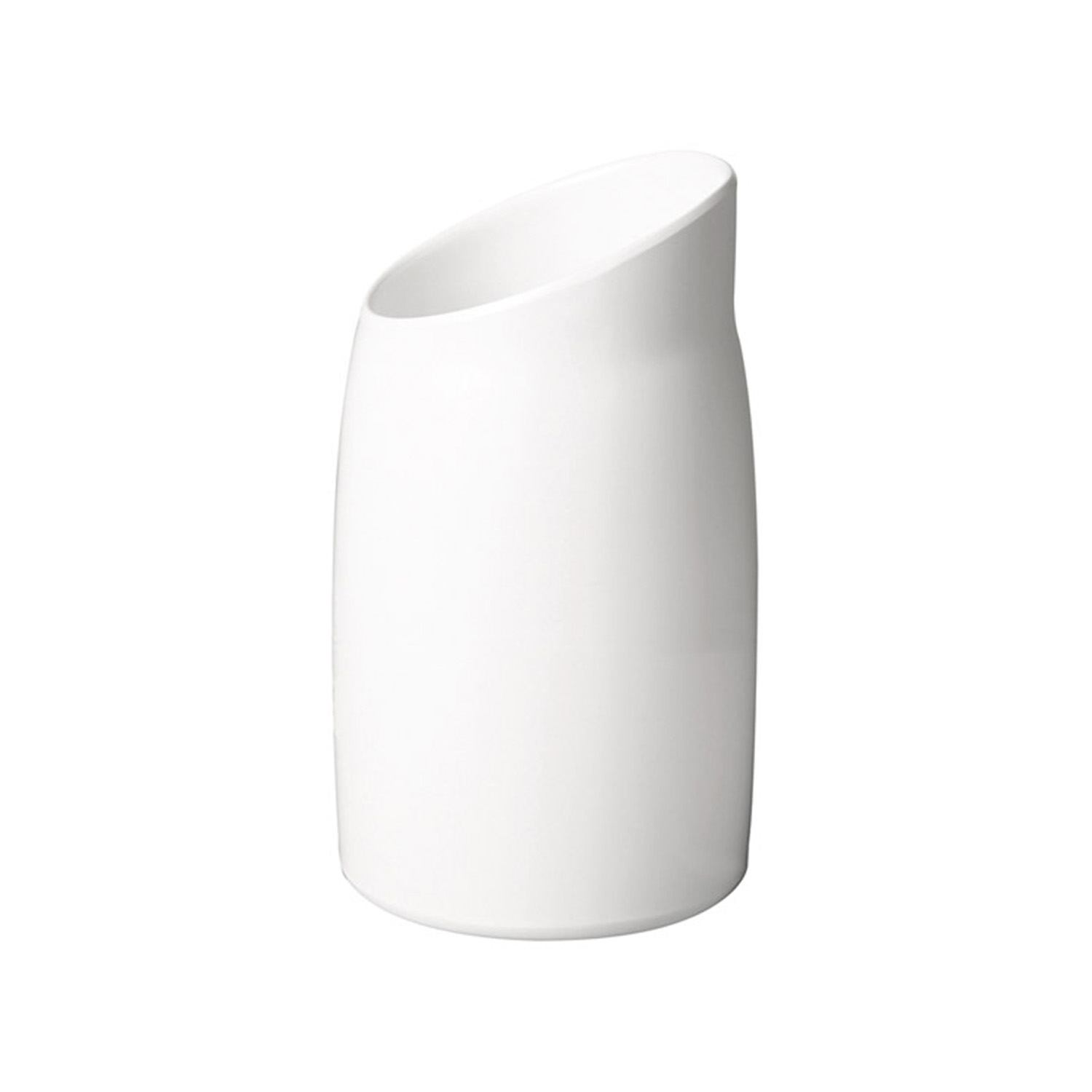 Dressingtopf -CASUAL- Ø 12 cm, H: 21,5 cm Melamin, weiß, 1 Liter 