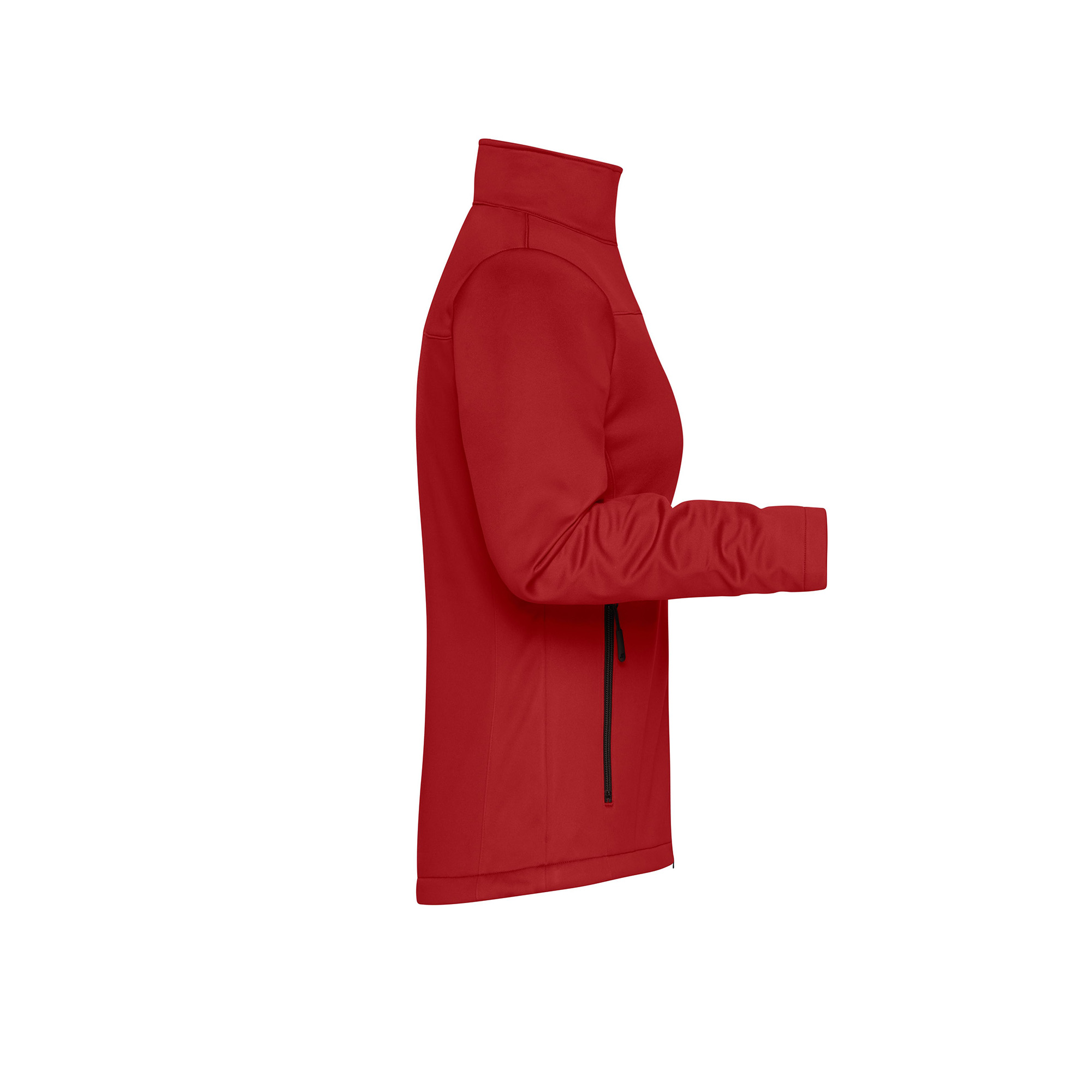 Damen-Softshelljacke aus recyceltem Polyester, rot