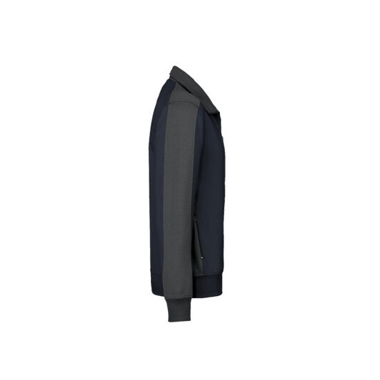 Unisex-Sweatjacke Contrast Mikralinar, tinte/anthrazit