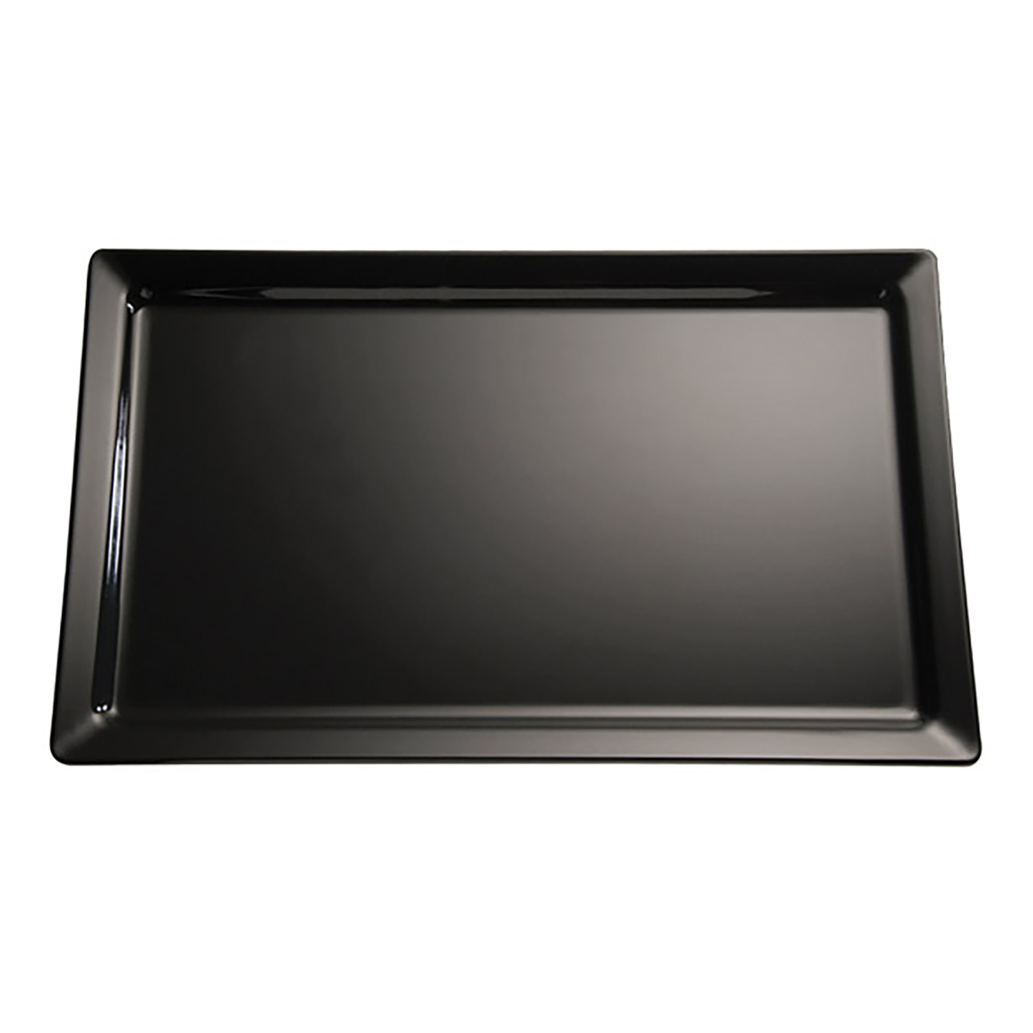 Tablett -PURE- 40 x 30 cm, H: 3 cm Melamin, schwarz 