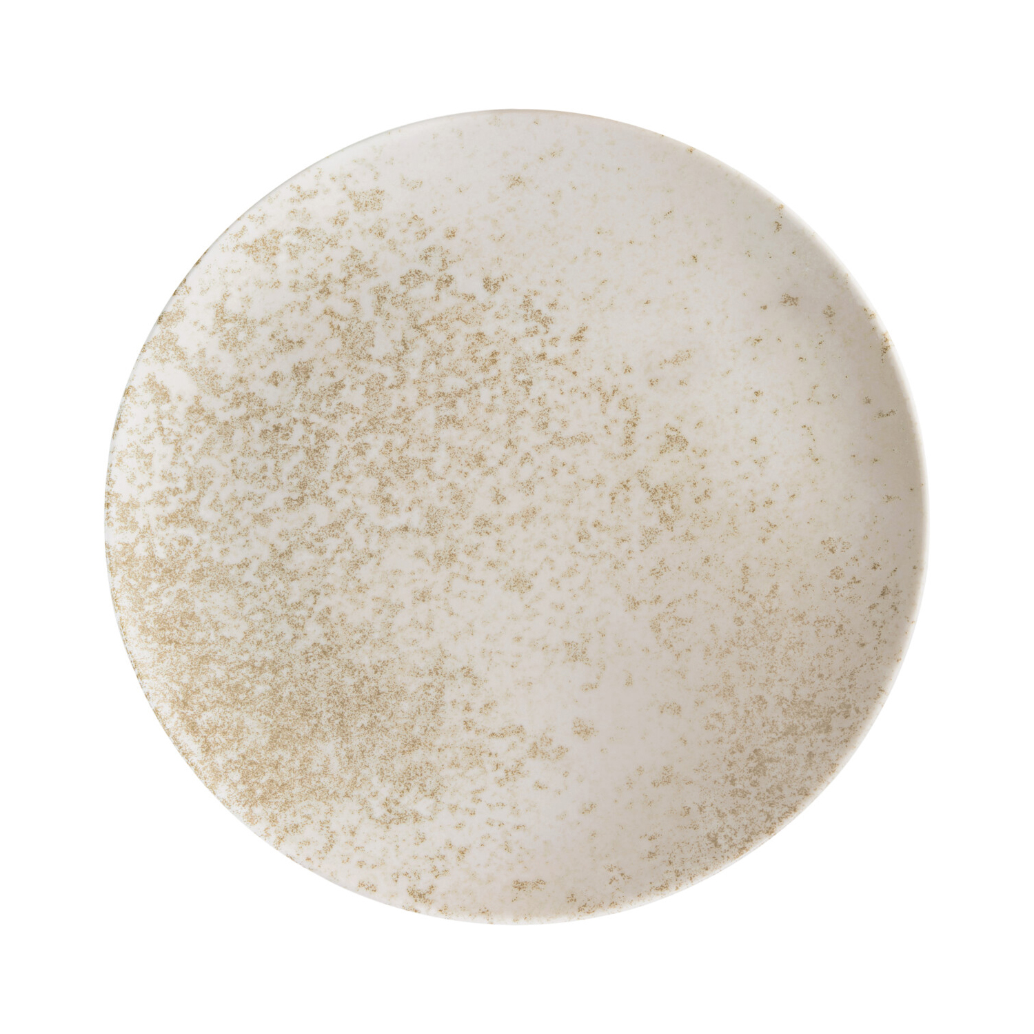 Coup Teller flach rund 23,0 cm, Sandstone Beige