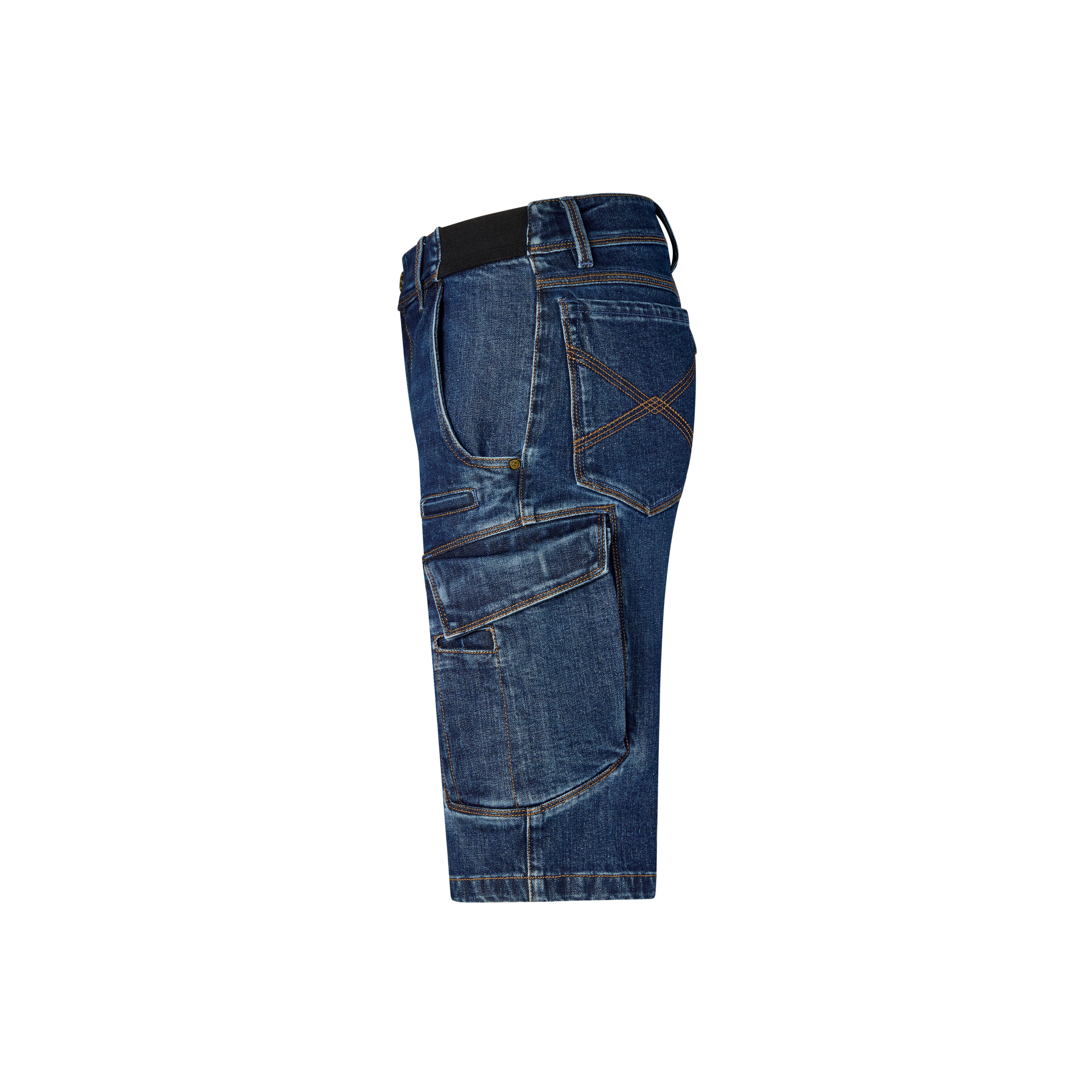Worker-Jeansshorts Dyneema x-stretch ECO, indigo