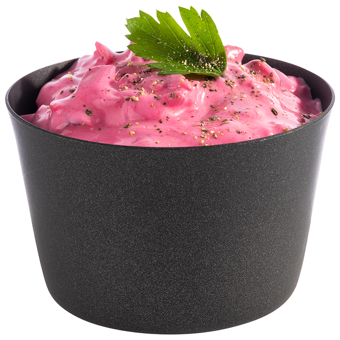 Schale -LEVANTE- schwarz, Ø 8,5 cm, H: 5,5 cm                        