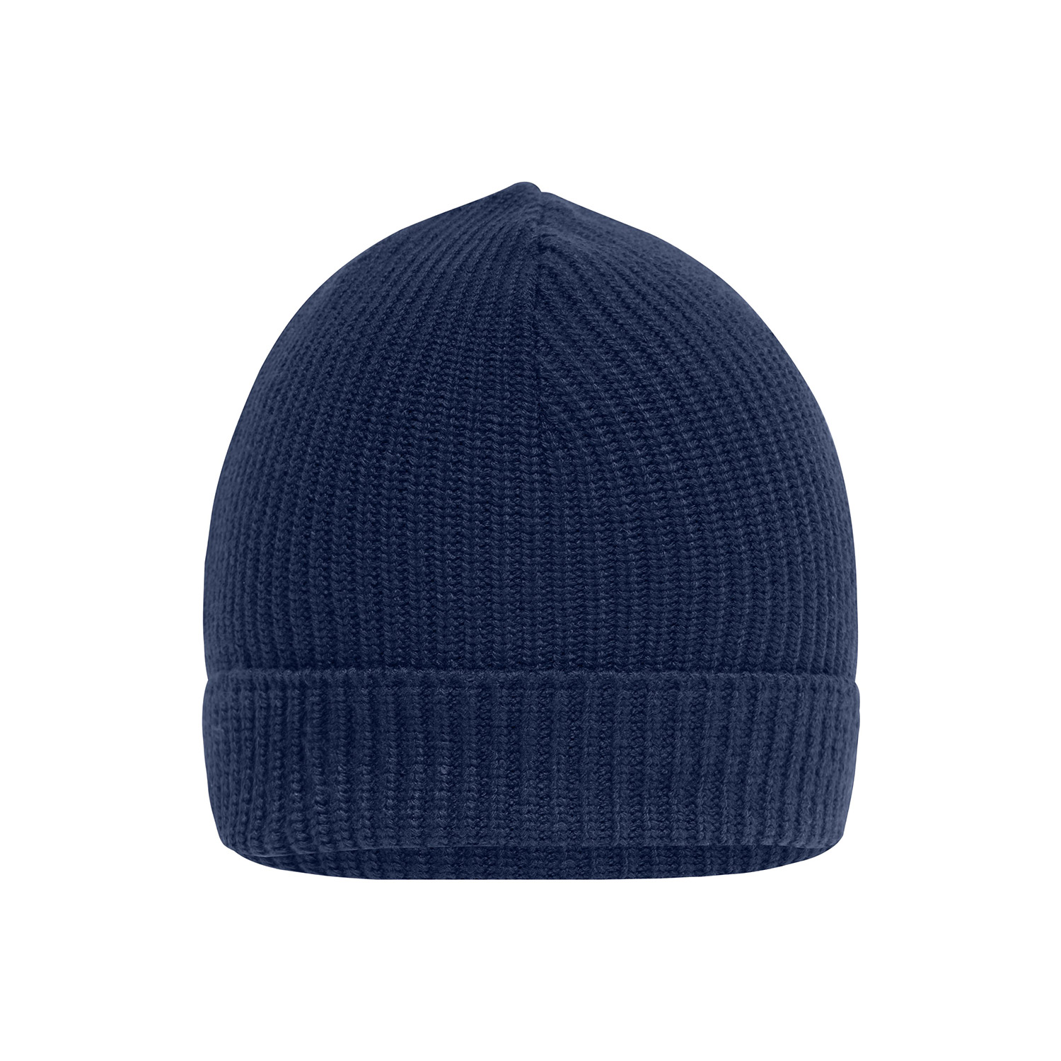 Strickmütze aus recyceltem Polyester, navy