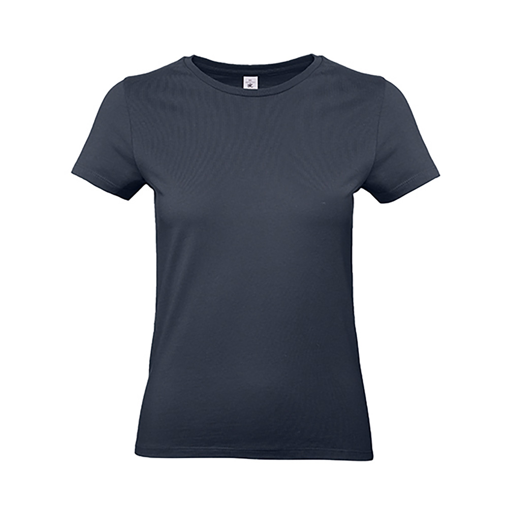 Damen-T-Shirt Basic, navy
