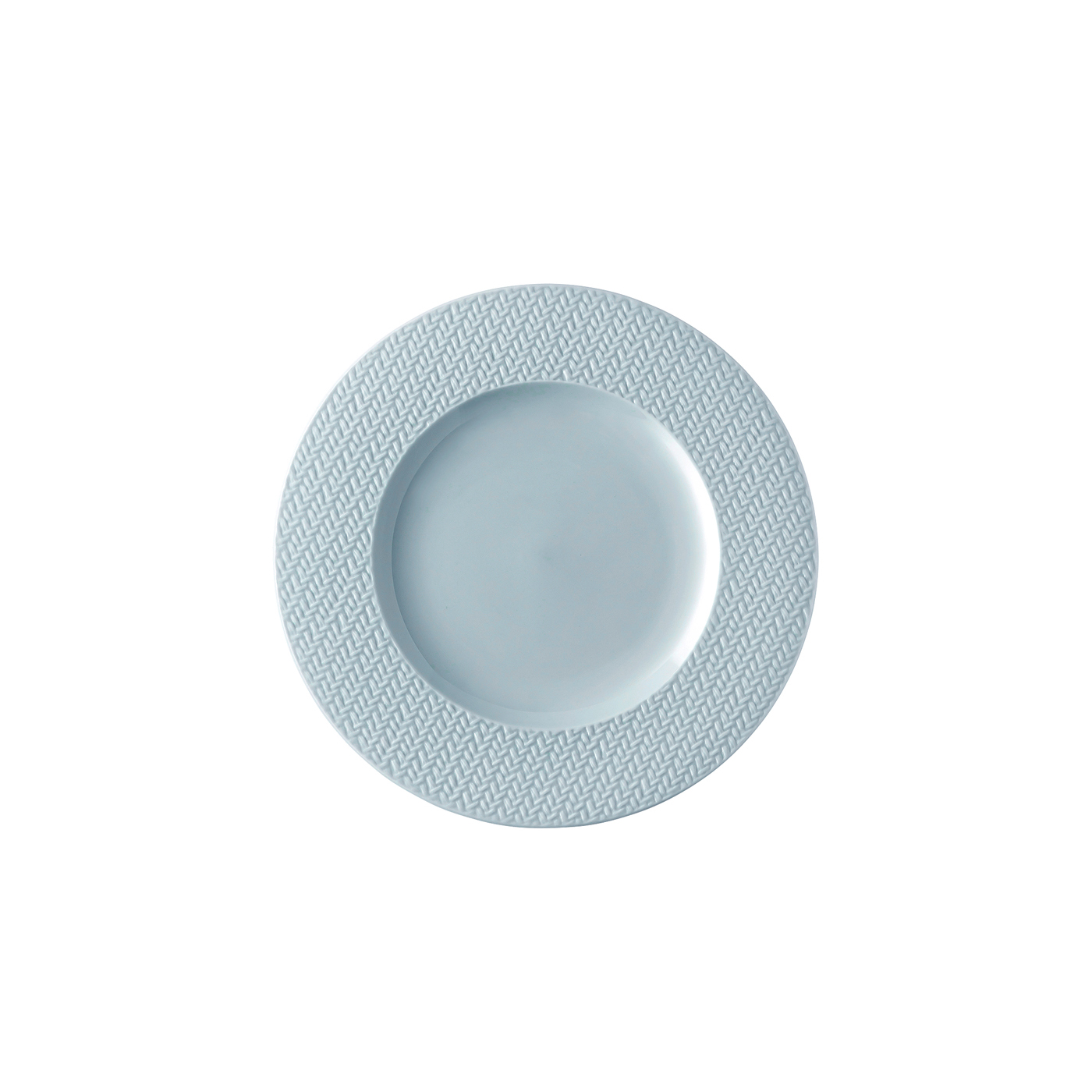 Teller Flach Fahne ø 16,5cm, KUMI, blue tone