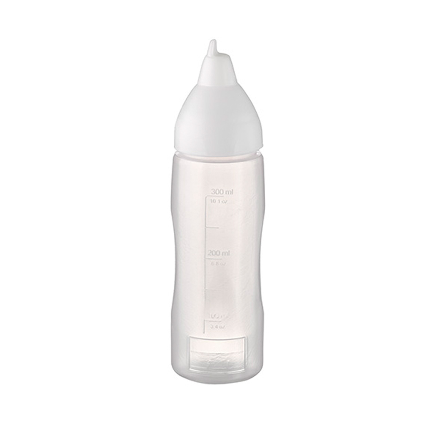 Quetschflasche -NON DRIP- weiß, Ø 5,5 cm, H: 21 cm, 350 ml