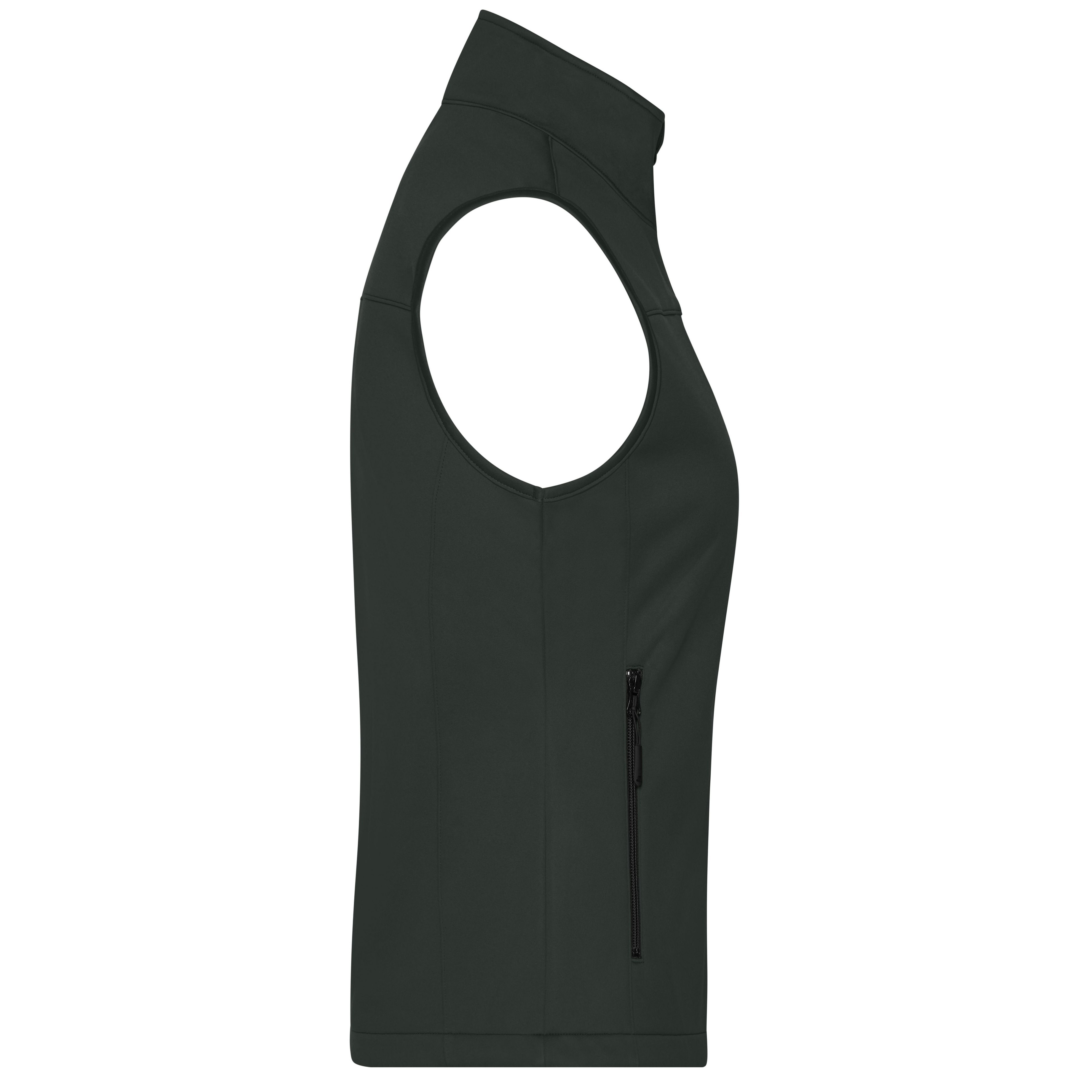 Damen-Softshellweste aus recyceltem Polyester, graphite