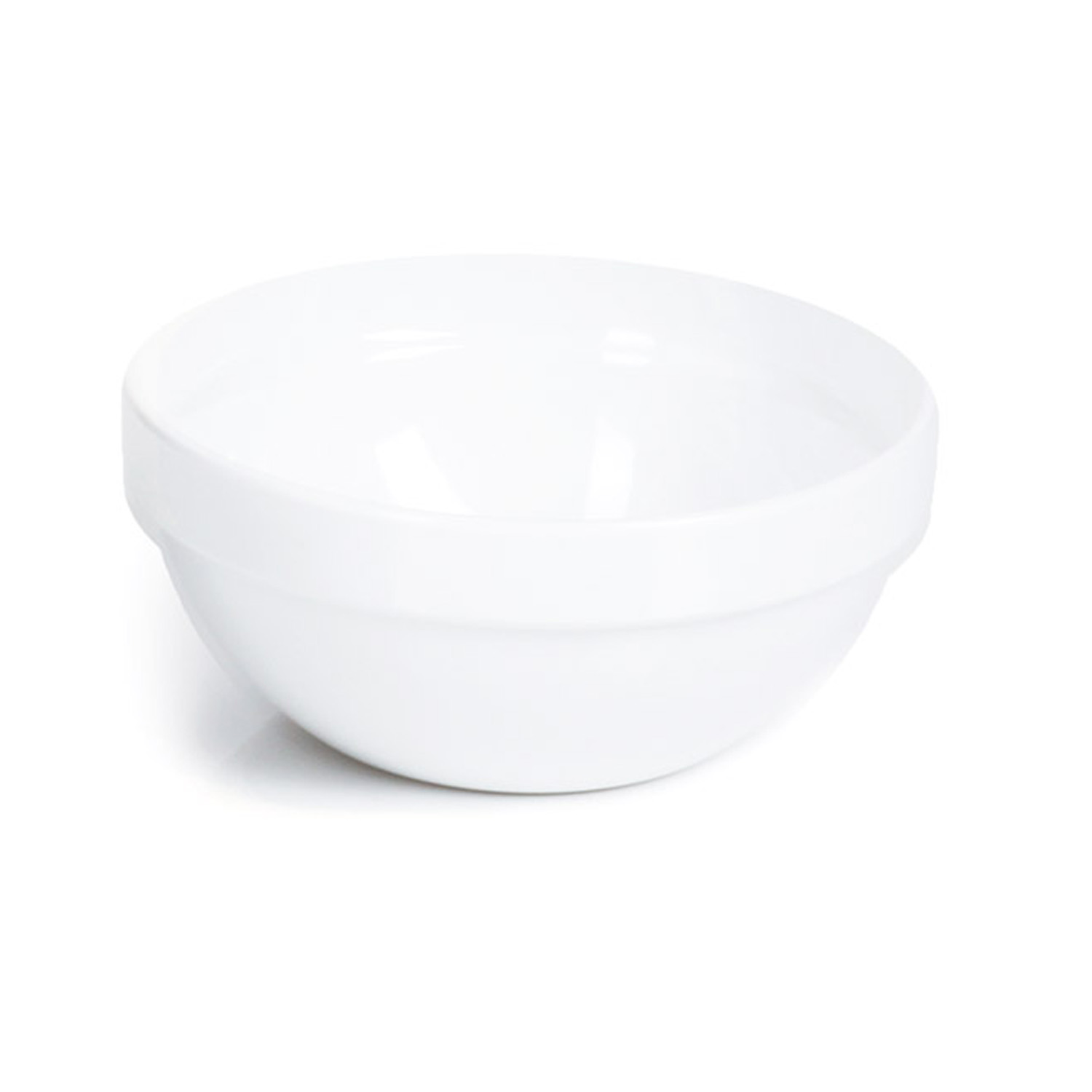 Schale -CASUAL MAXI- Ø 23 cm, H: 10,5 cm Melamin, weiß, 2,5 Liter 