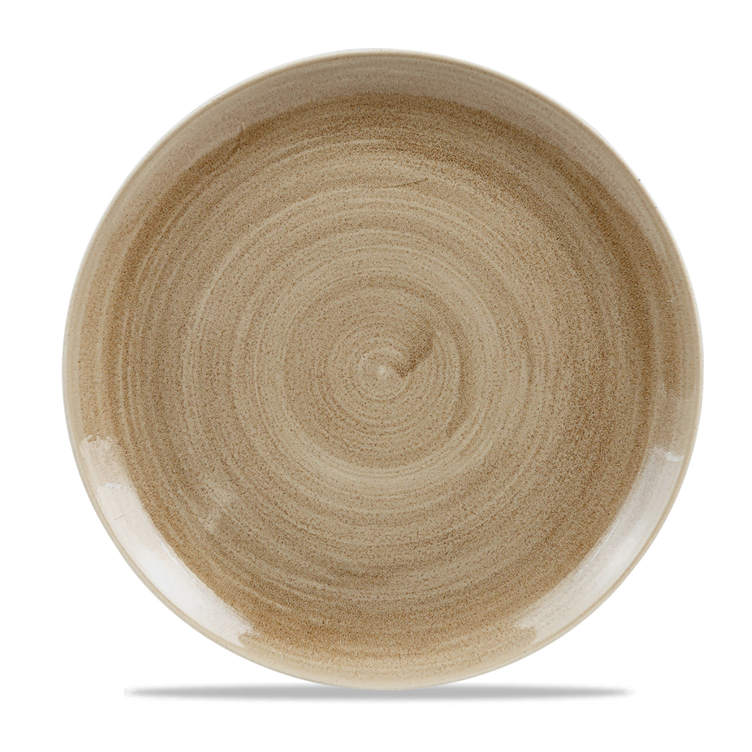 Coup Teller flach 28,8 cm, Stonecast Patina Antique Taupe