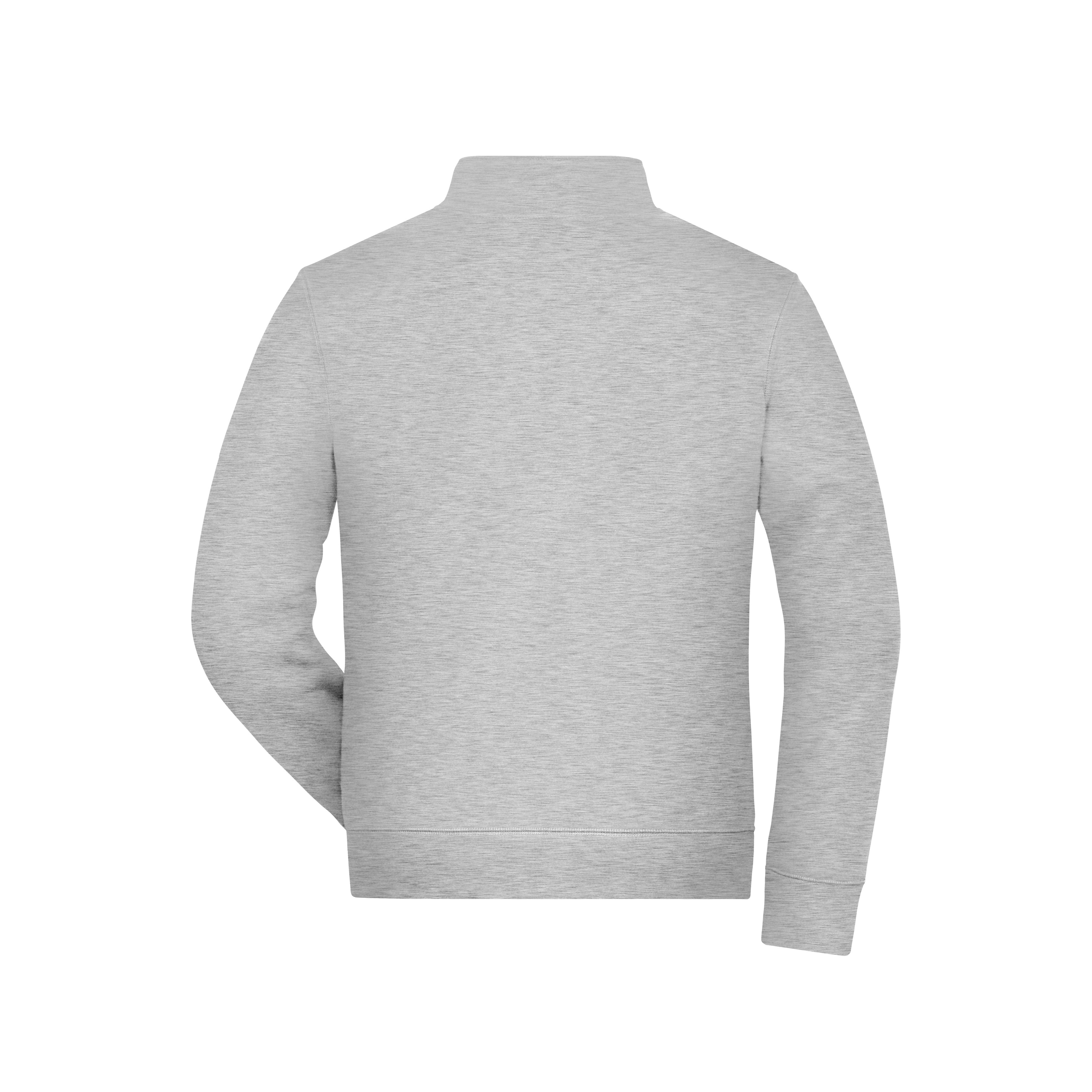 Herrenjacke Solid Doubleface, grau meliert