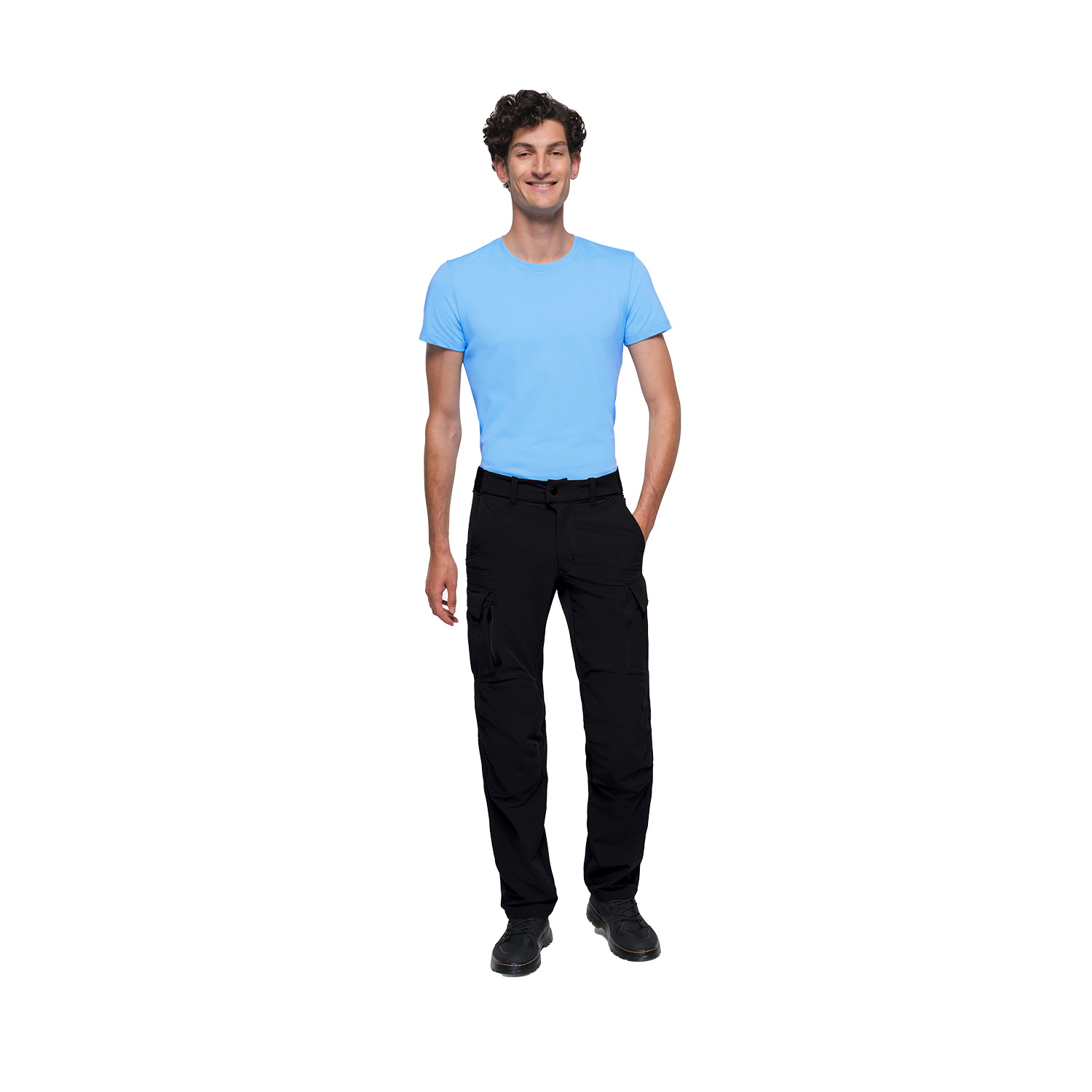 Herrenhose Cargo Funktion X-Stretch, schwarz