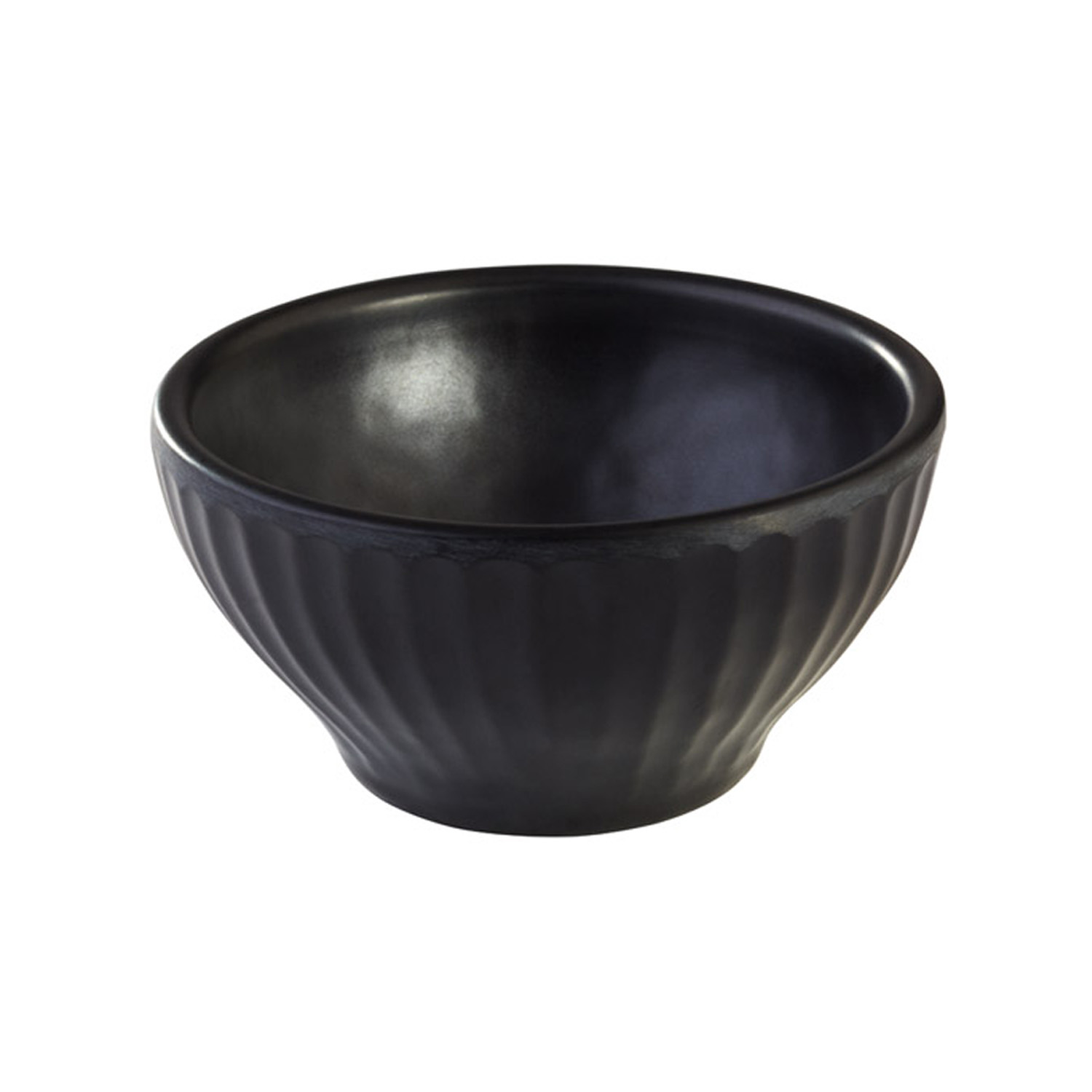 Schale -AIKO- Ø 8 cm, H: 4 cm Melamin, schwarz, Steinoptik 