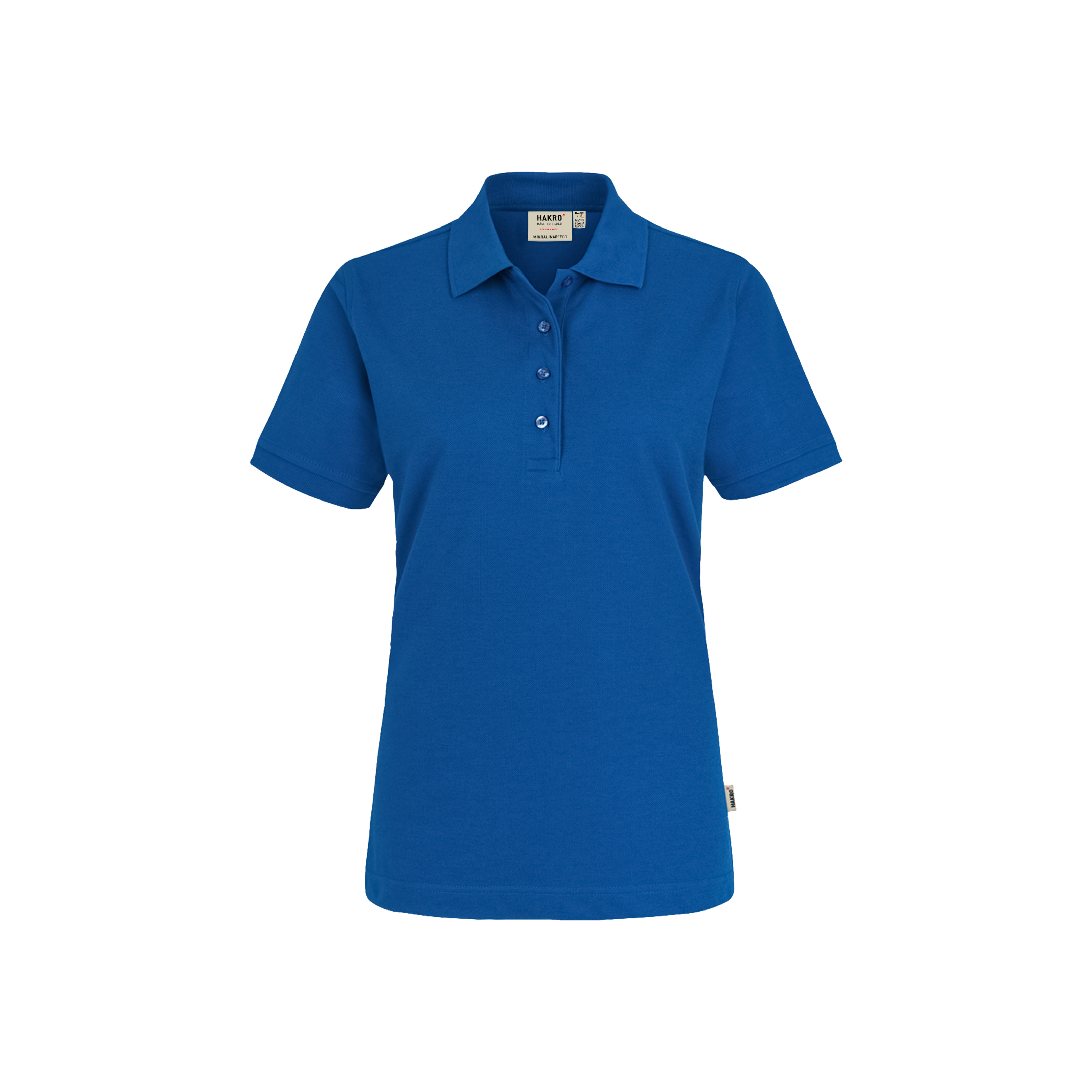 Damen Poloshirt Mikralinar ECO, royalblau