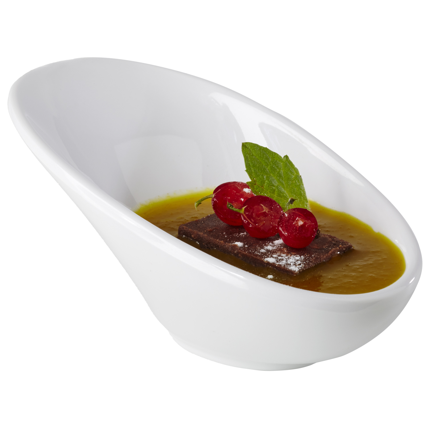 Schale -FRIENDLY- 11,5 x 6 cm, H: 5,5 cm, weiß