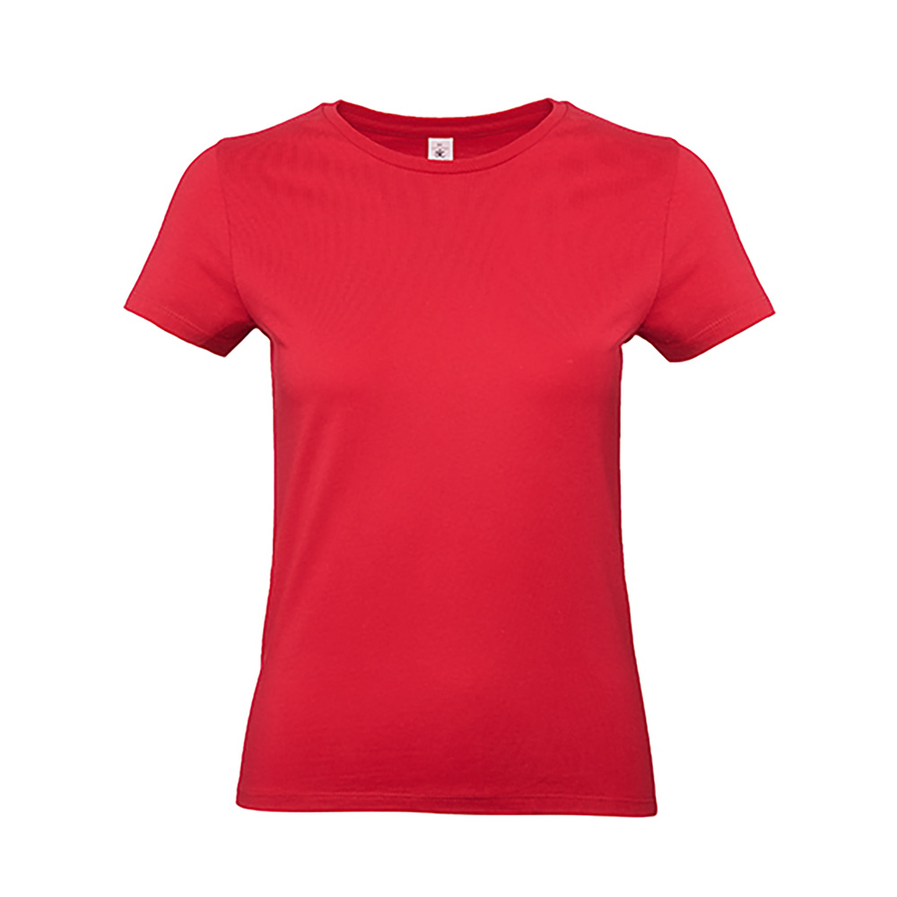 Damen-T-Shirt Basic, rot