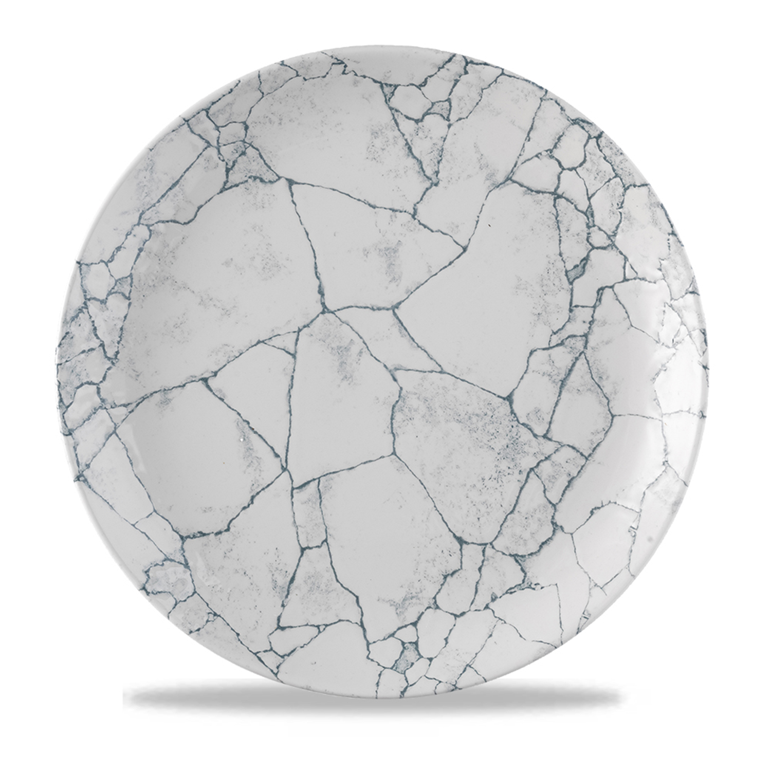 Coup Teller flach 28,8 cm, Studio Prints Kintsugi Pearl Grey