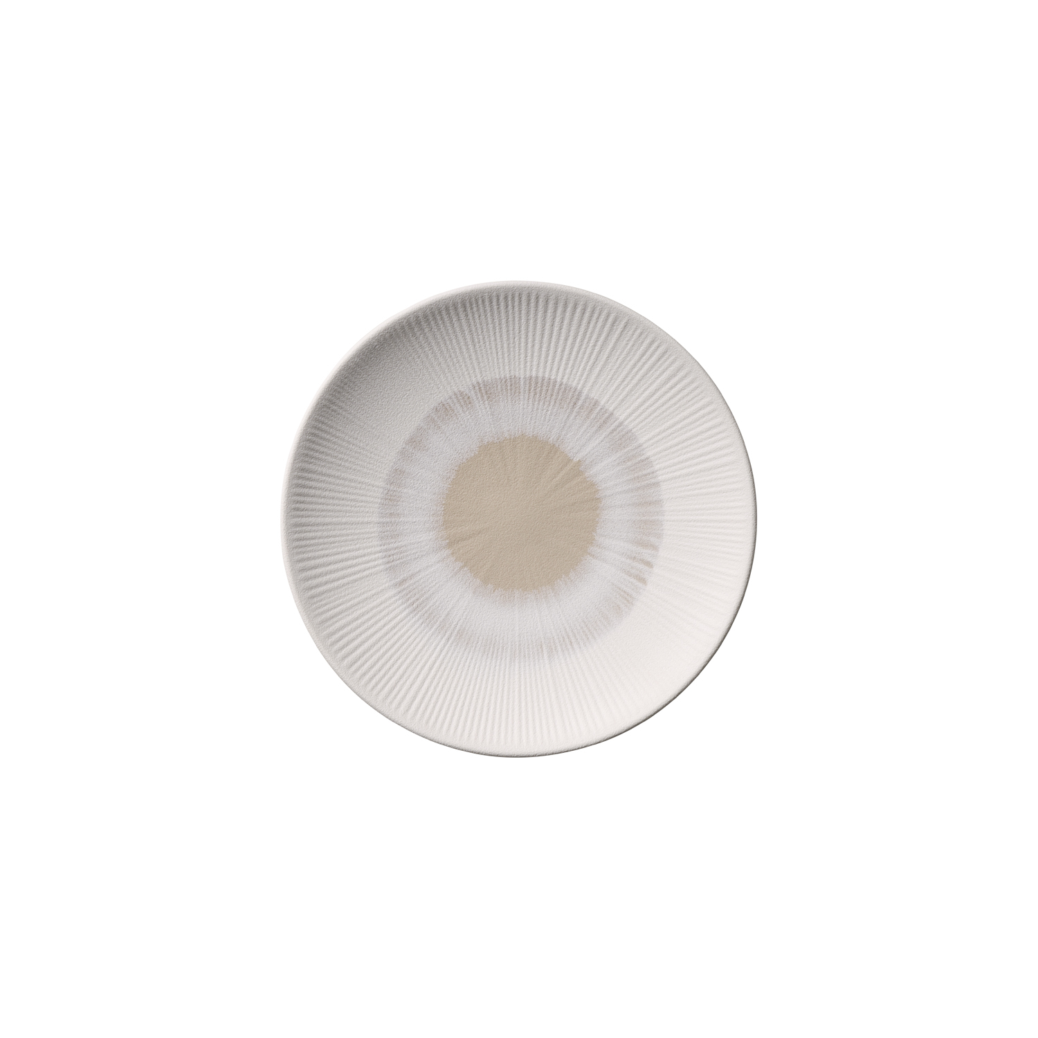 BLUSH Teller ø 21 cm, H: 3 cm, Melamin, weiß/beige