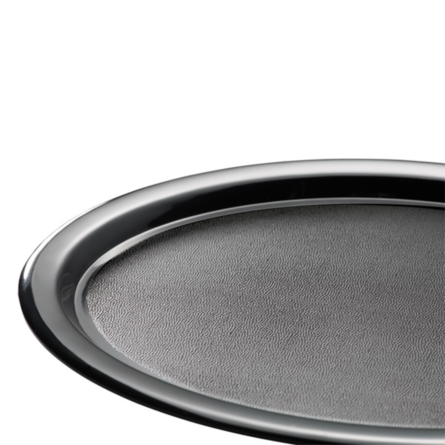Serviertablett -KAFFEEHAUS- 28,5 x 21,5 cm, H: 1,5 cm Melamin, schwarz 