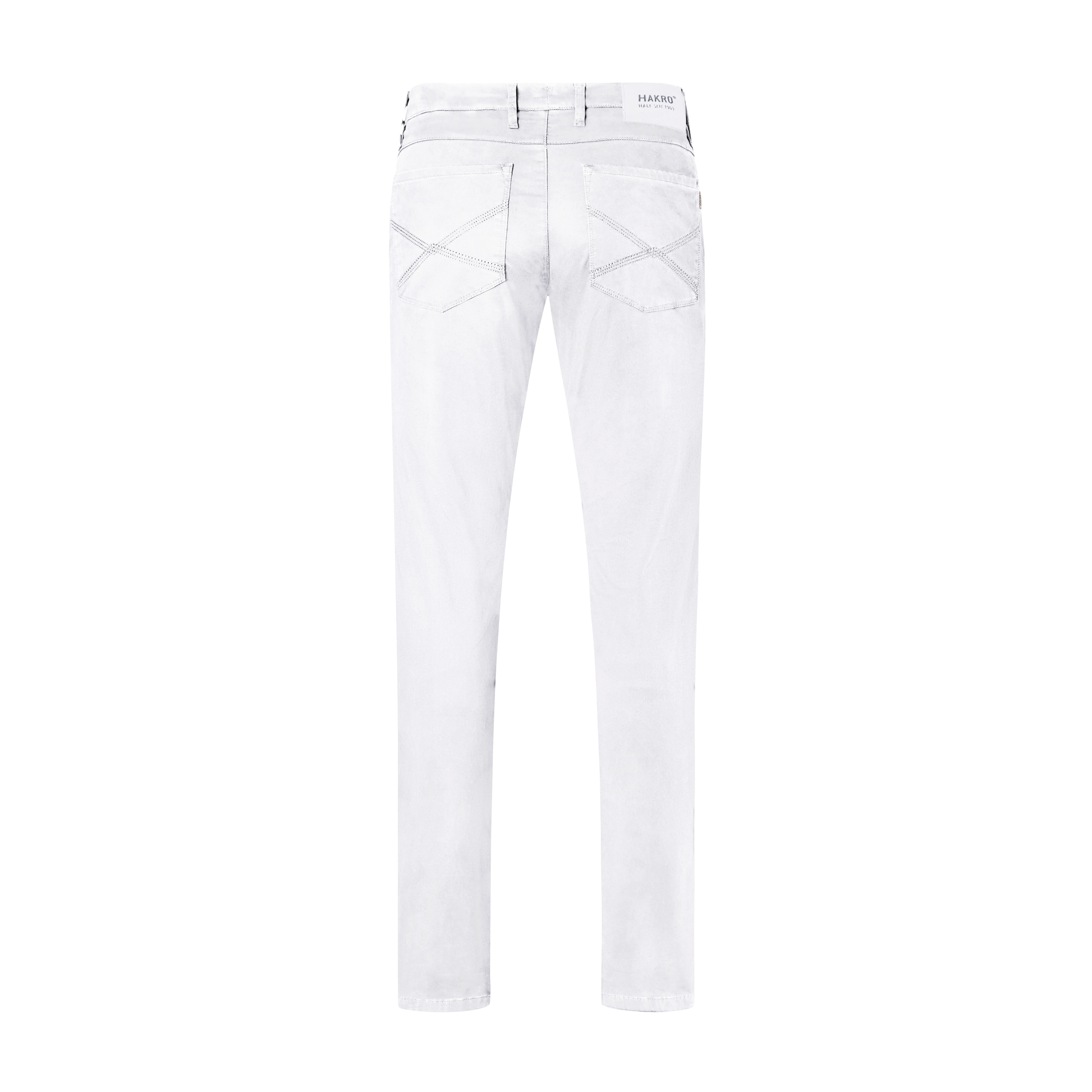 Unisex Chinohose X-Stretch, weiß
