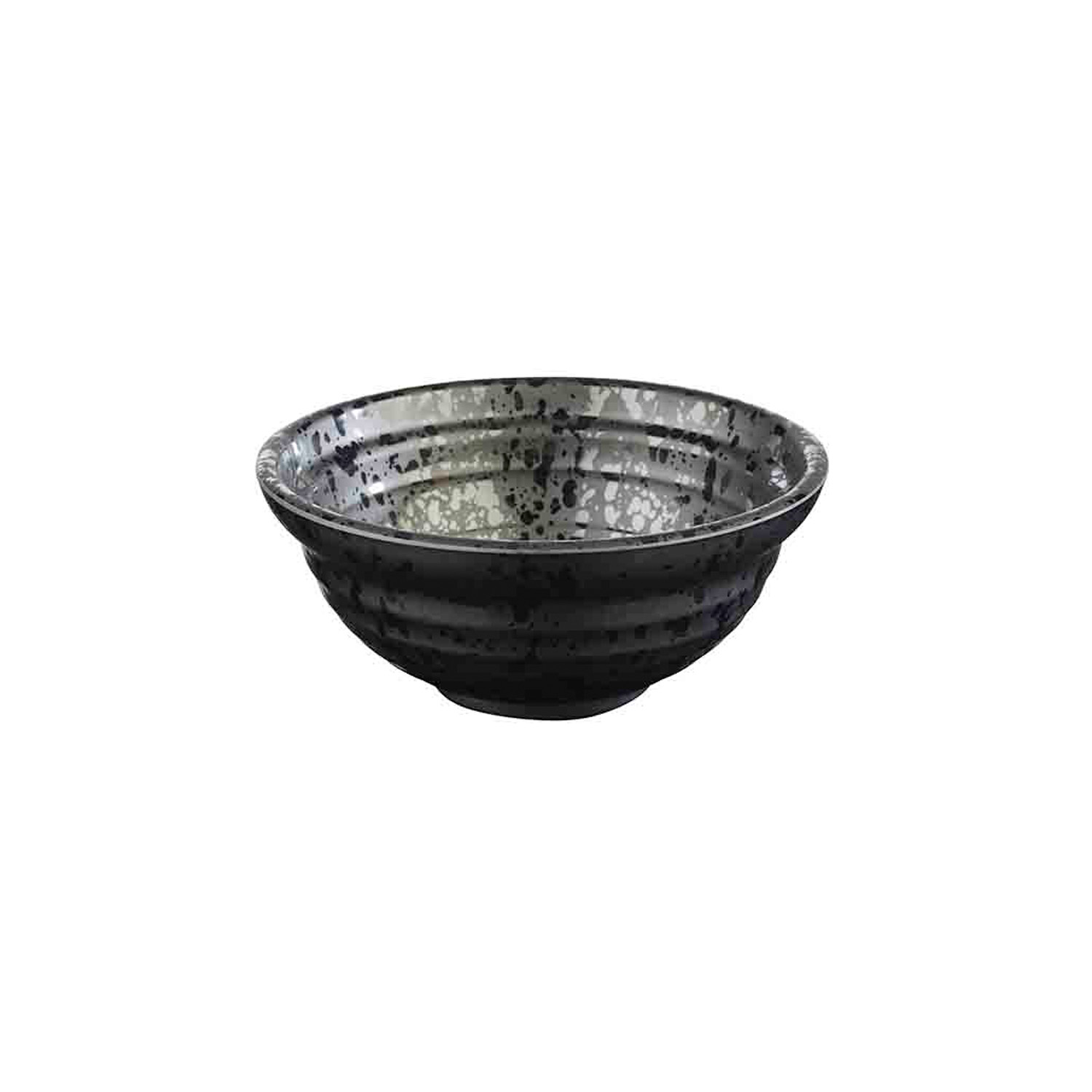 Schale -GLAMOUR- Ø 12 cm, H: 5 cm Melamin, schwarz 
