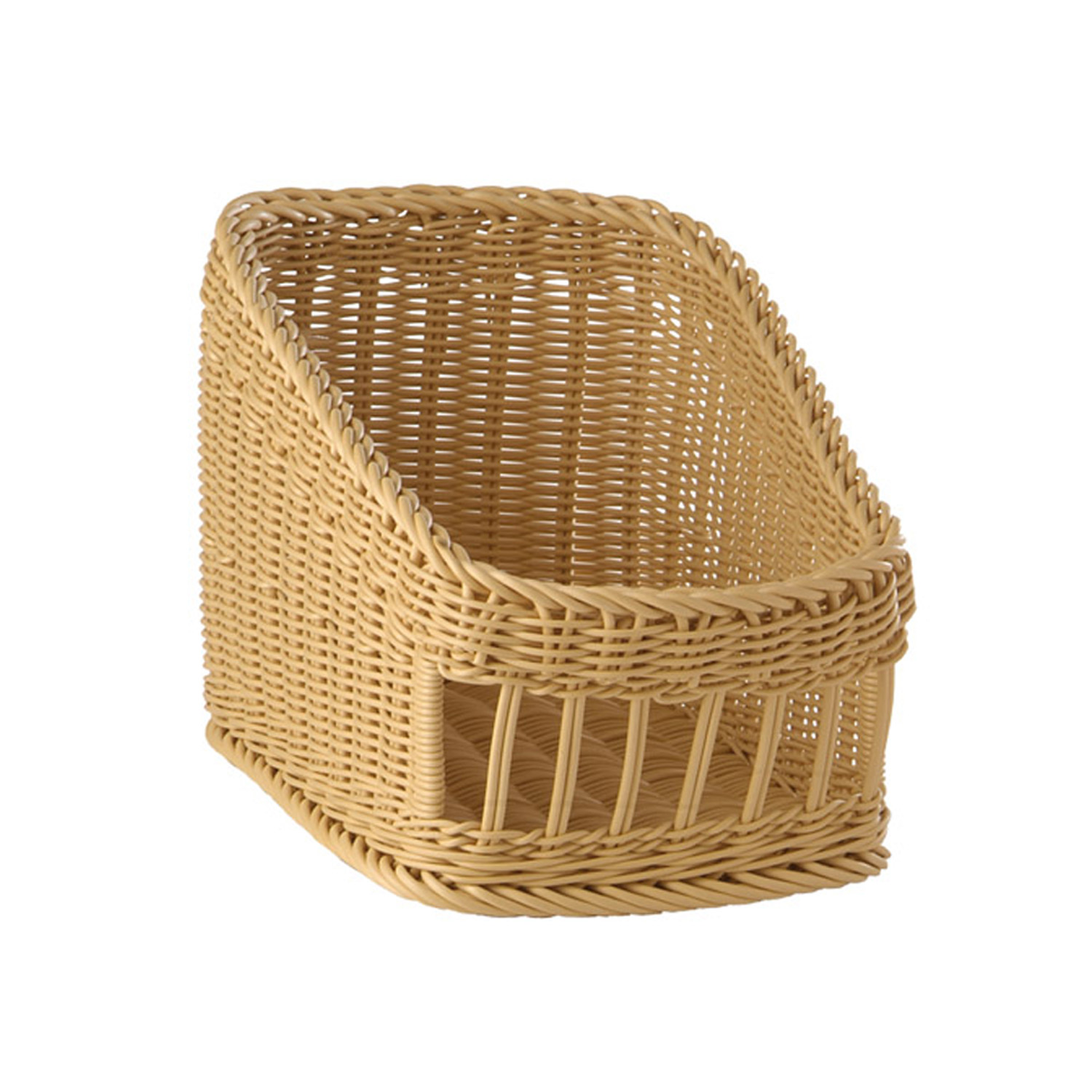 Systemkorb gestäbt T x B 40 x 30 cm, Höhe 16/27 cm, hellbeige