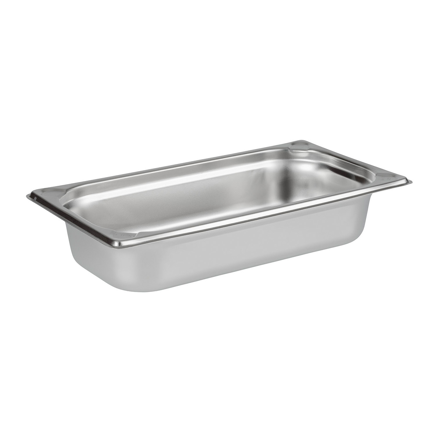 GN 1/3 Behälter 32,5 x 17,6 cm, Tiefe: 65 mm Edelstahl, 2,5 Liter 