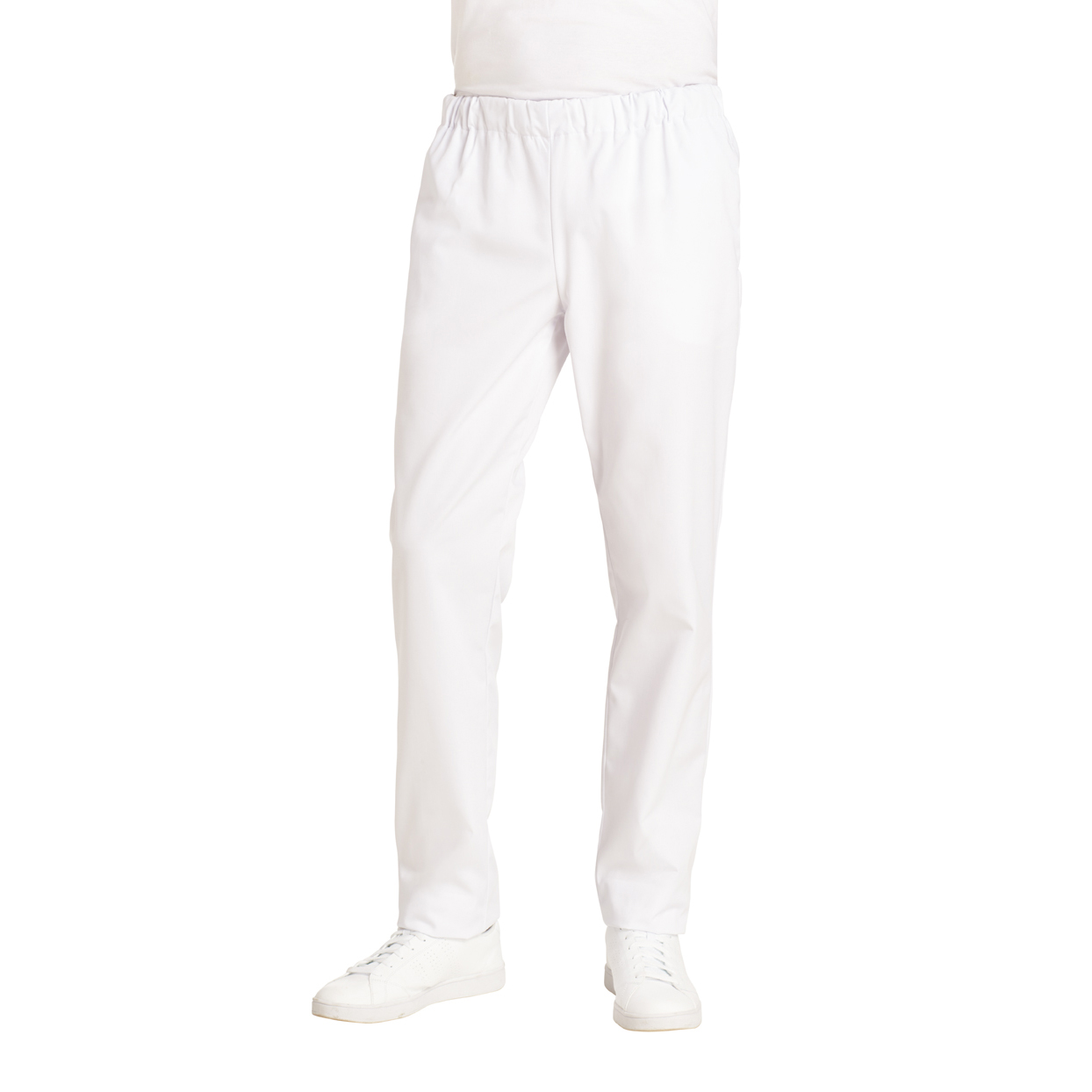Schlupfhose Unisex für Damen und Herren, weiß