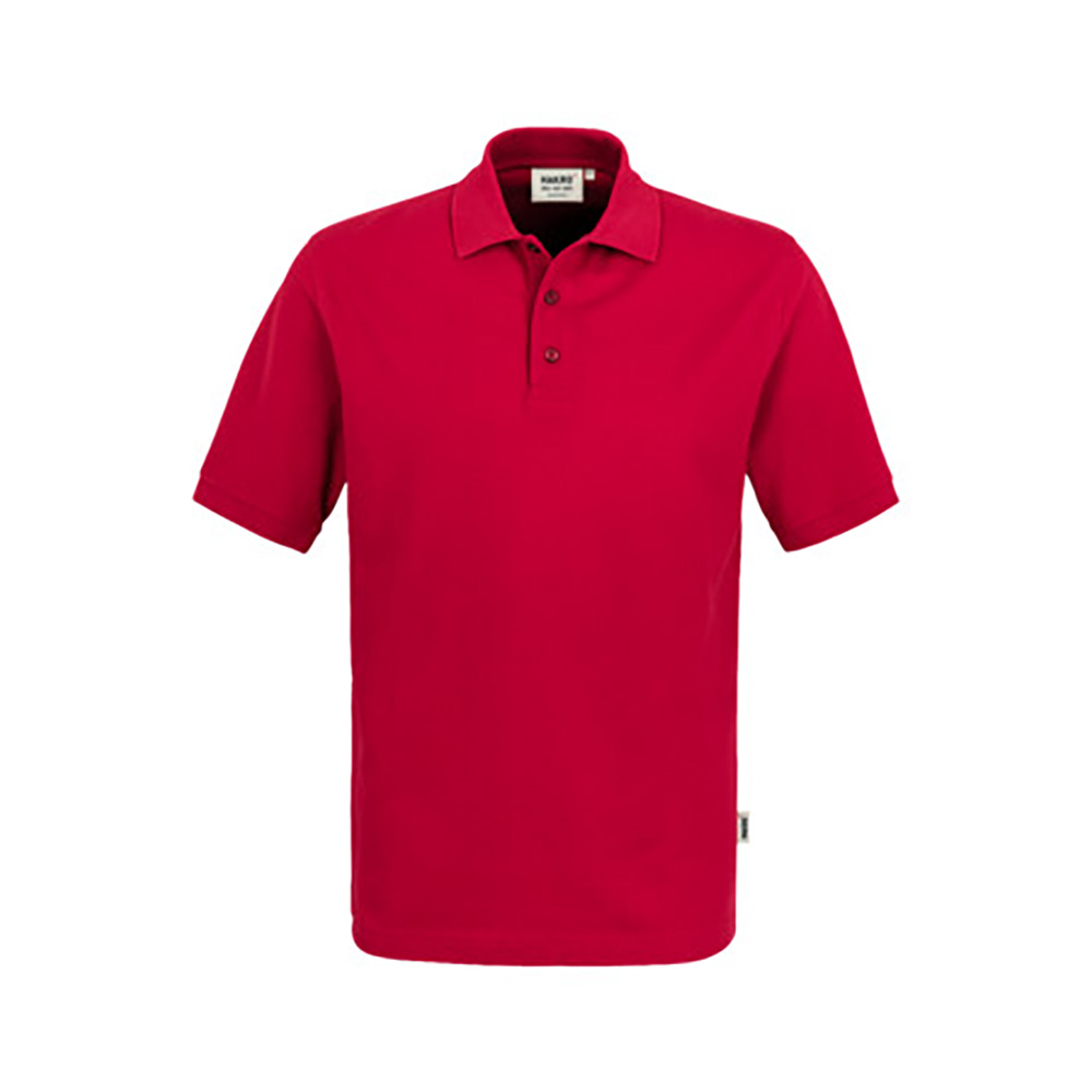 Unisex-Poloshirt Top, Kurzarm, rot