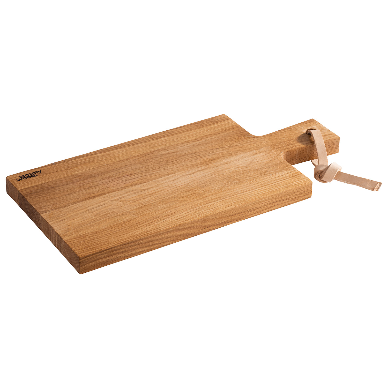 Servierbrett -SIMPLY WOOD- Eichenholz geölt, 35 x 17 cm, H: 2 cm         