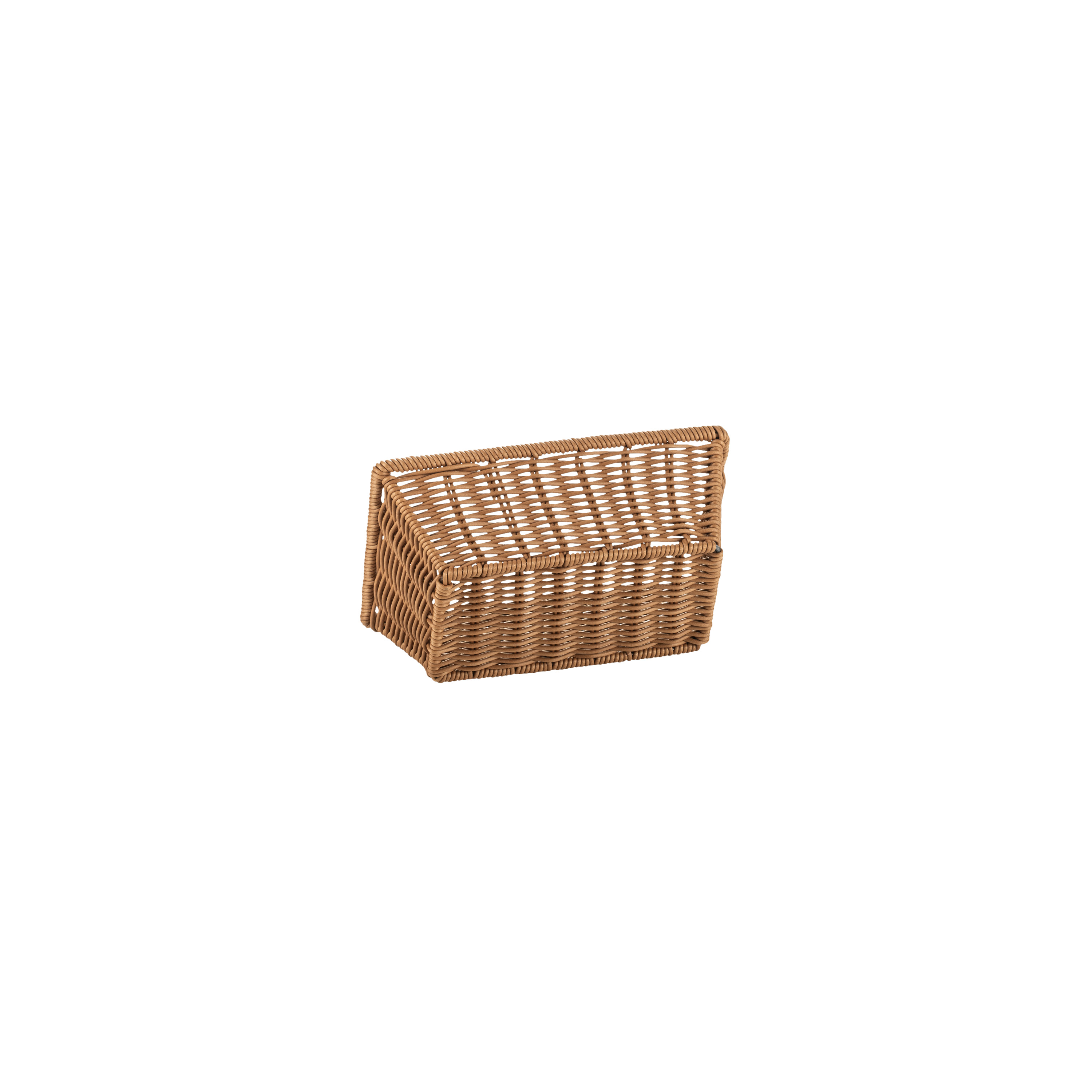 Systemkorb 26,5 x 16,0 x 10 cm, beige mit Drahtverstärkung im oberen Rand