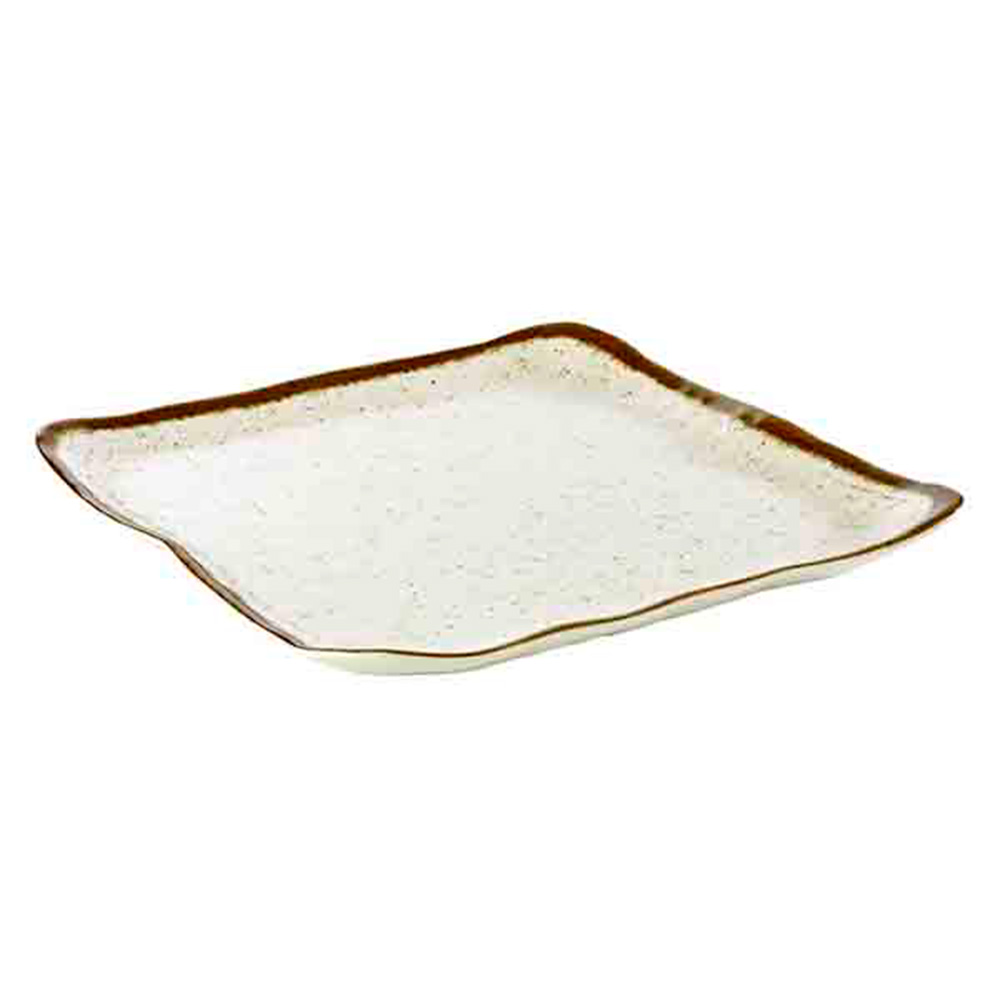 Teller -STONE ART- 33 x 32,5 cm, H: 3 cm Melamin 