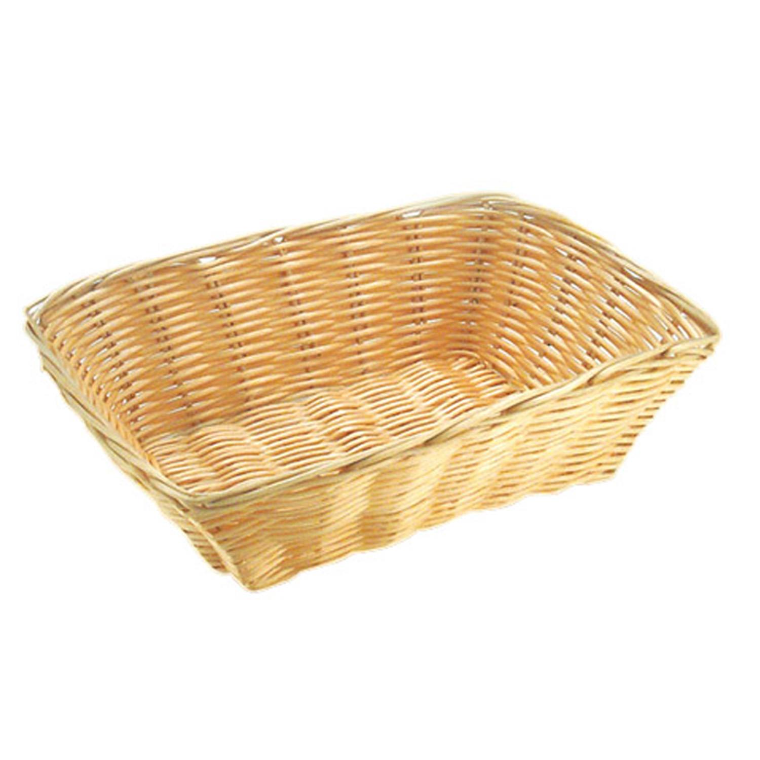 Buffet-Korb, rechteckig 30 x 22 cm, H: 7 cm Polypropylen, hellbeige 