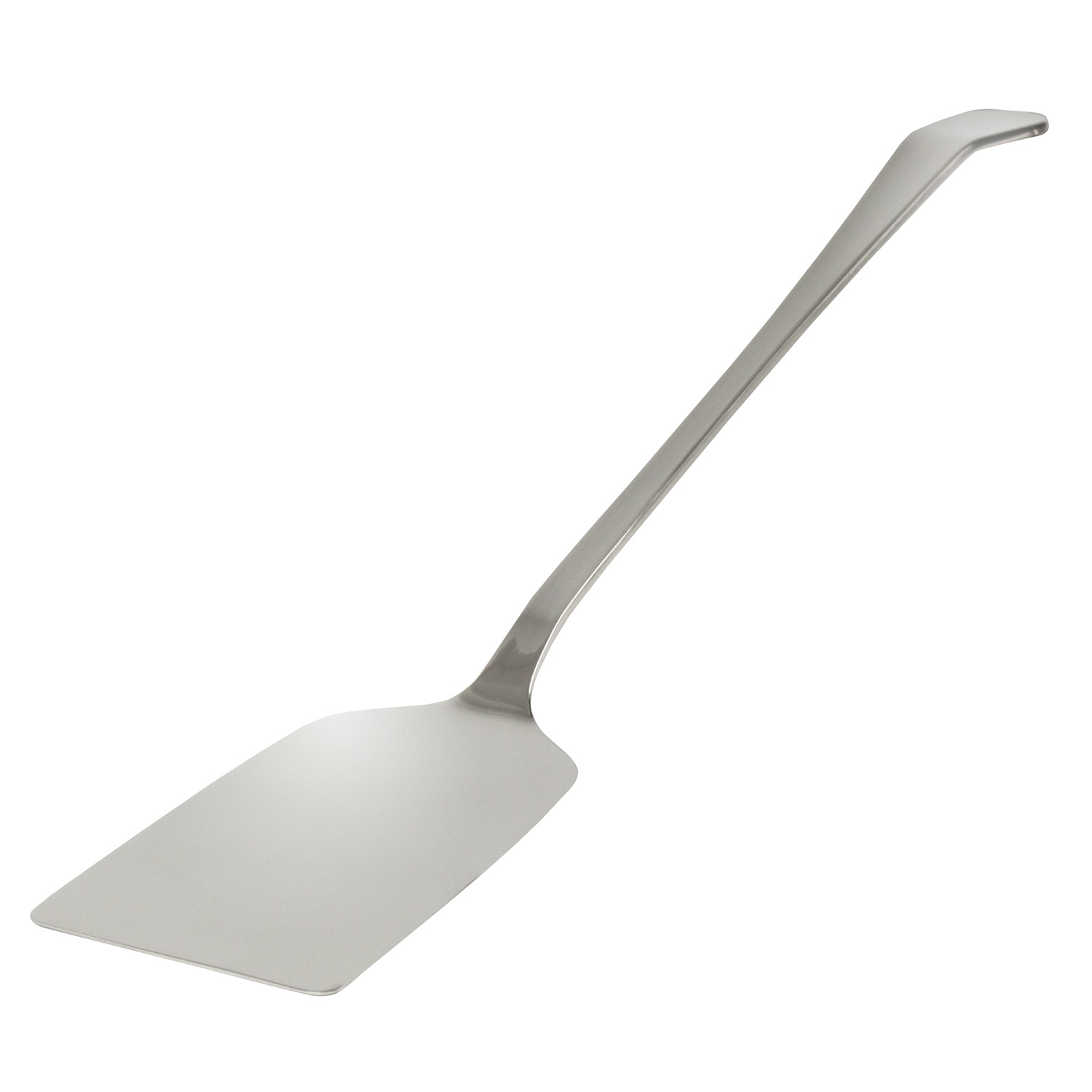 Pfannenwender 10 x 7,5 cm, Griff: 21 cm 18/10 Edelstahl 