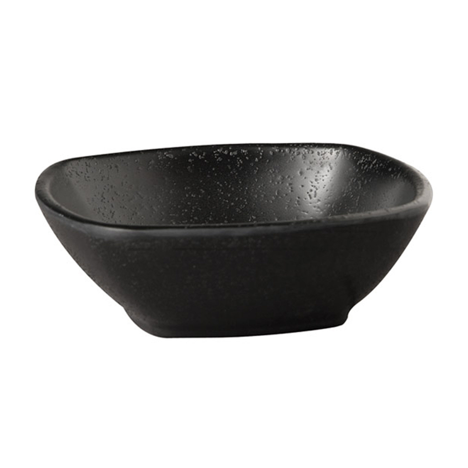 Schale -ZEN- 12 x 12 cm, H: 4 cm Melamin, weiß, Steinoptik 