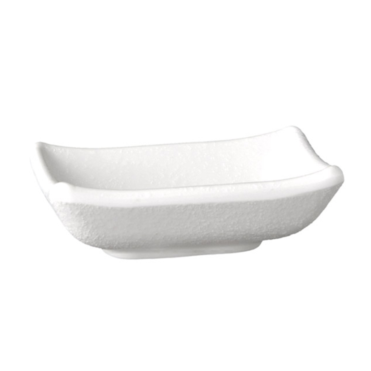 Schale -ZEN- 9 x 7 cm, H: 2,5 cm Melamin, schwarz, Steinoptik 