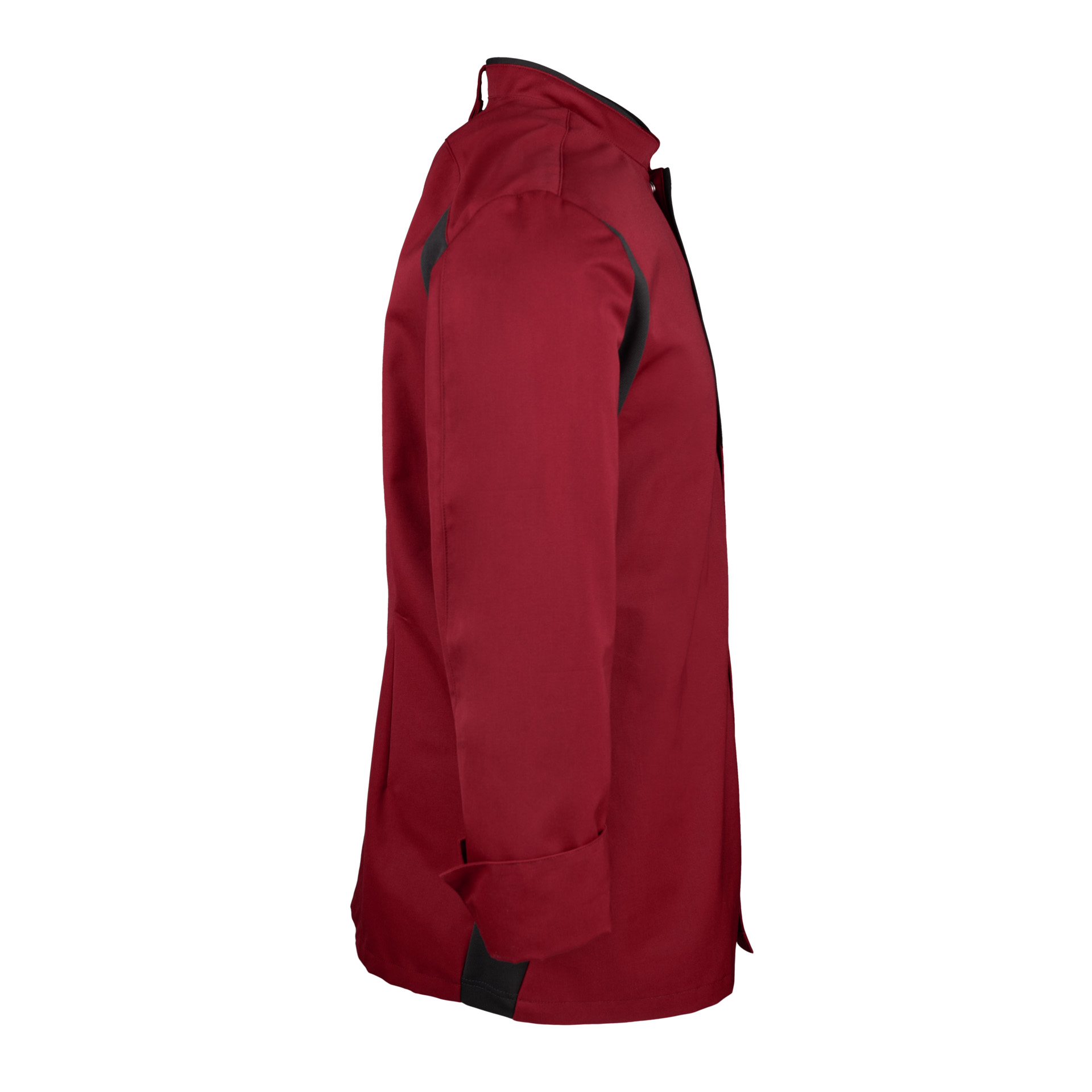 Koch-/Servicejacke FOCUS Damen karminrot/anthrazit