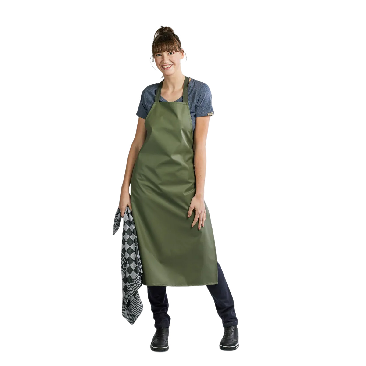 Latzschürze waterproof, green