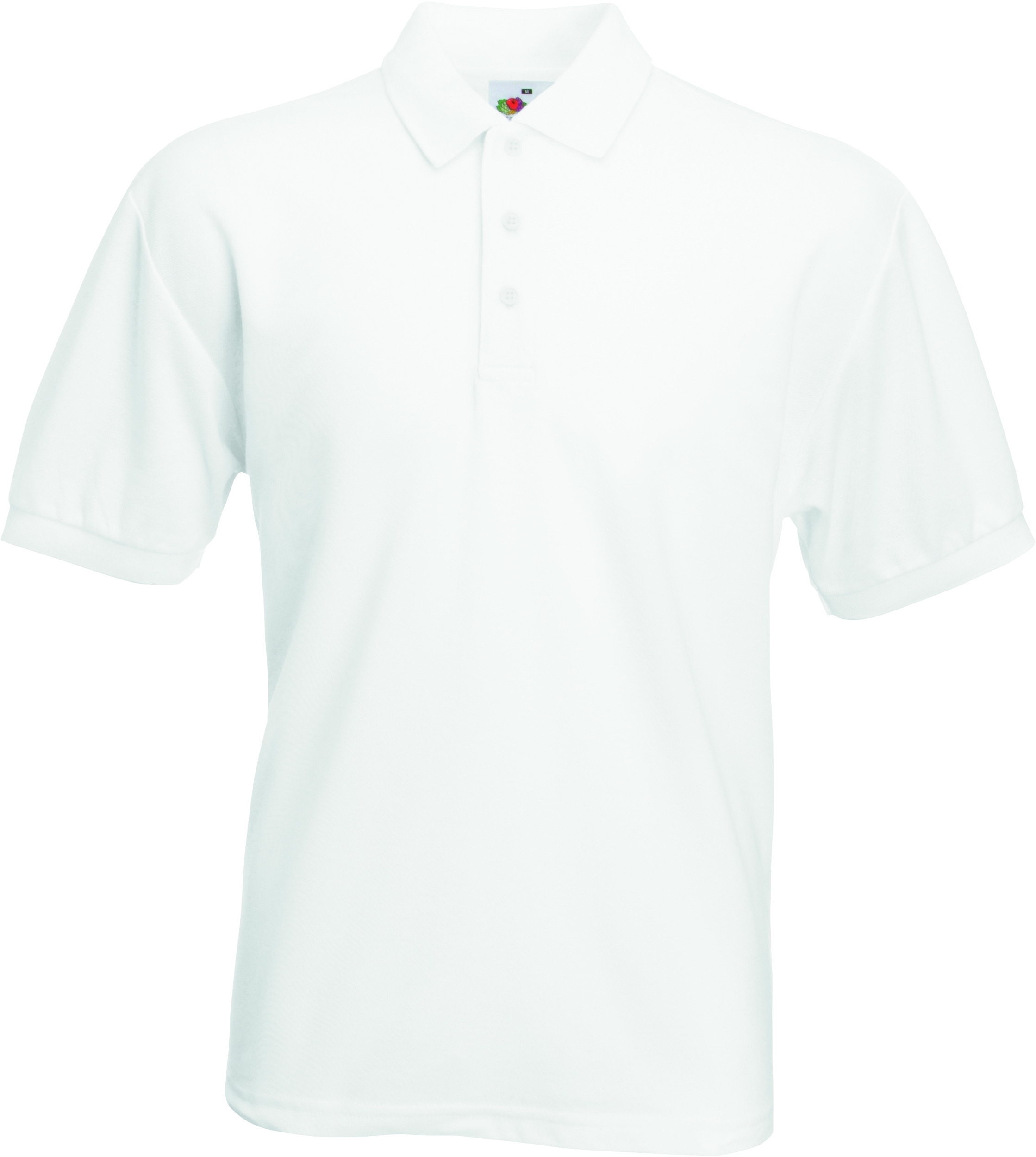 Unisex Poloshirt, weiß