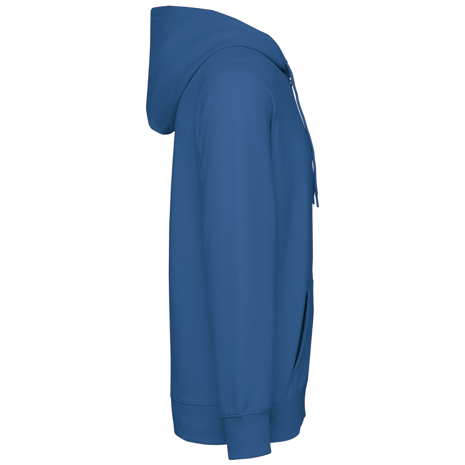 Unisex-Sweatjacke mit Kapuze, royalblau