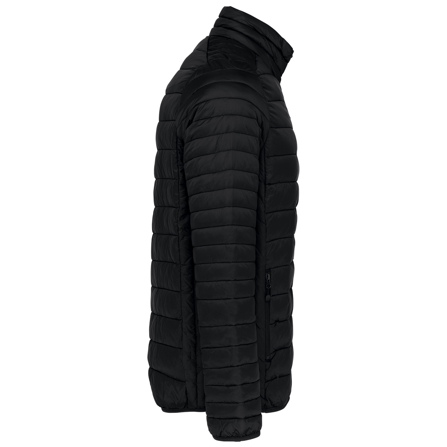 Leichte Herren-Steppjacke, schwarz