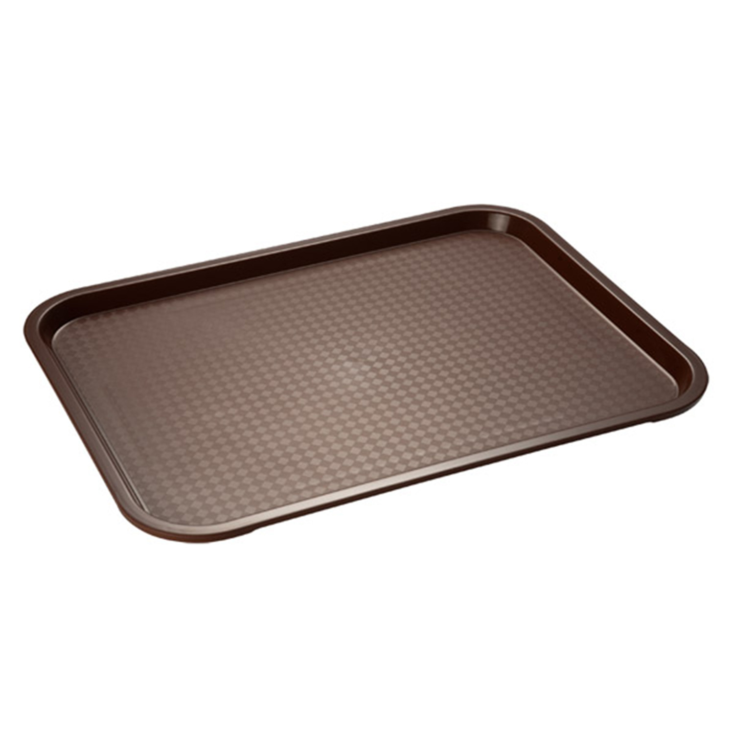 Tablett Fast Food 45 x 35,5 cm, braun 