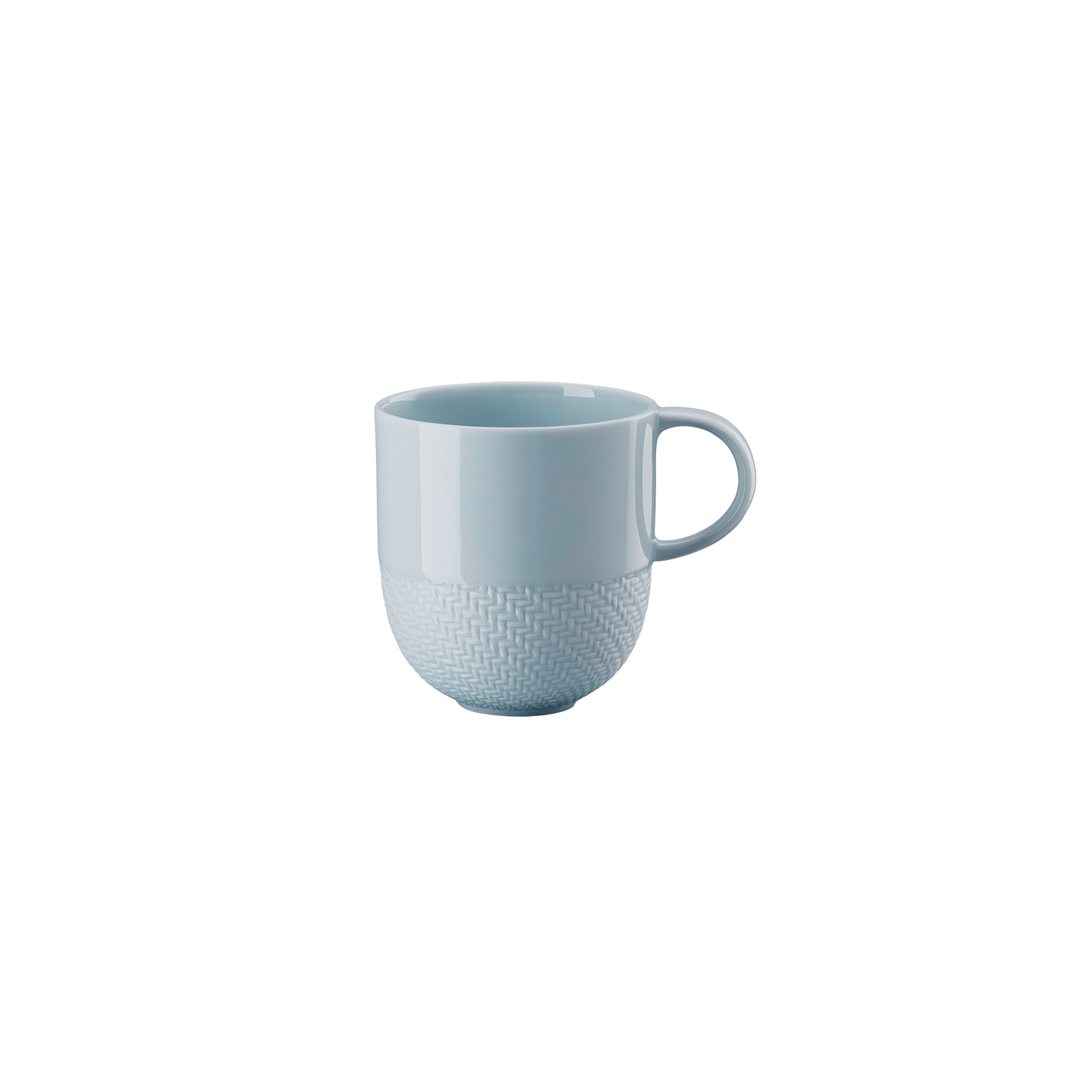 Becher mit Henkel 0,33l, KUMI, blue tone