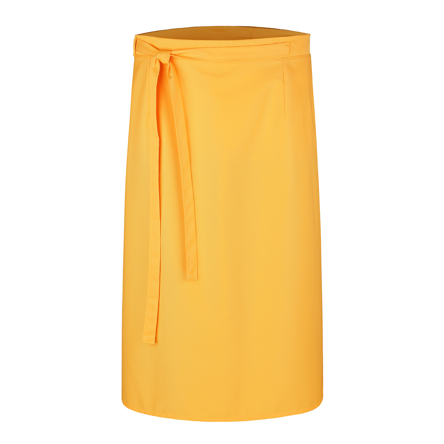 Wickel-Bistroschürze 80 x 145 cm, braun mit Tasche rechte Hand in braun