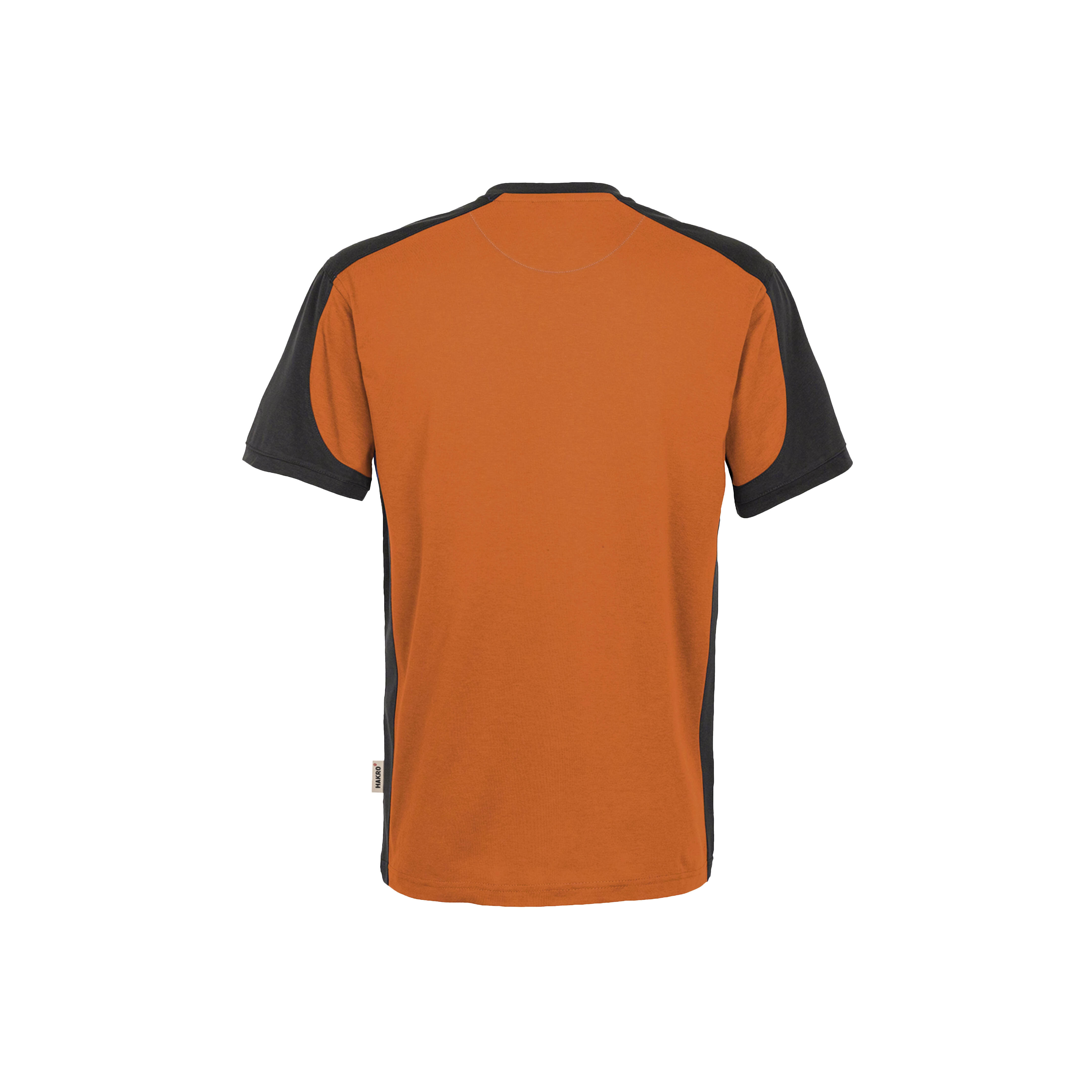 Unisex T-Shirt Contrast, orange/anthr.
